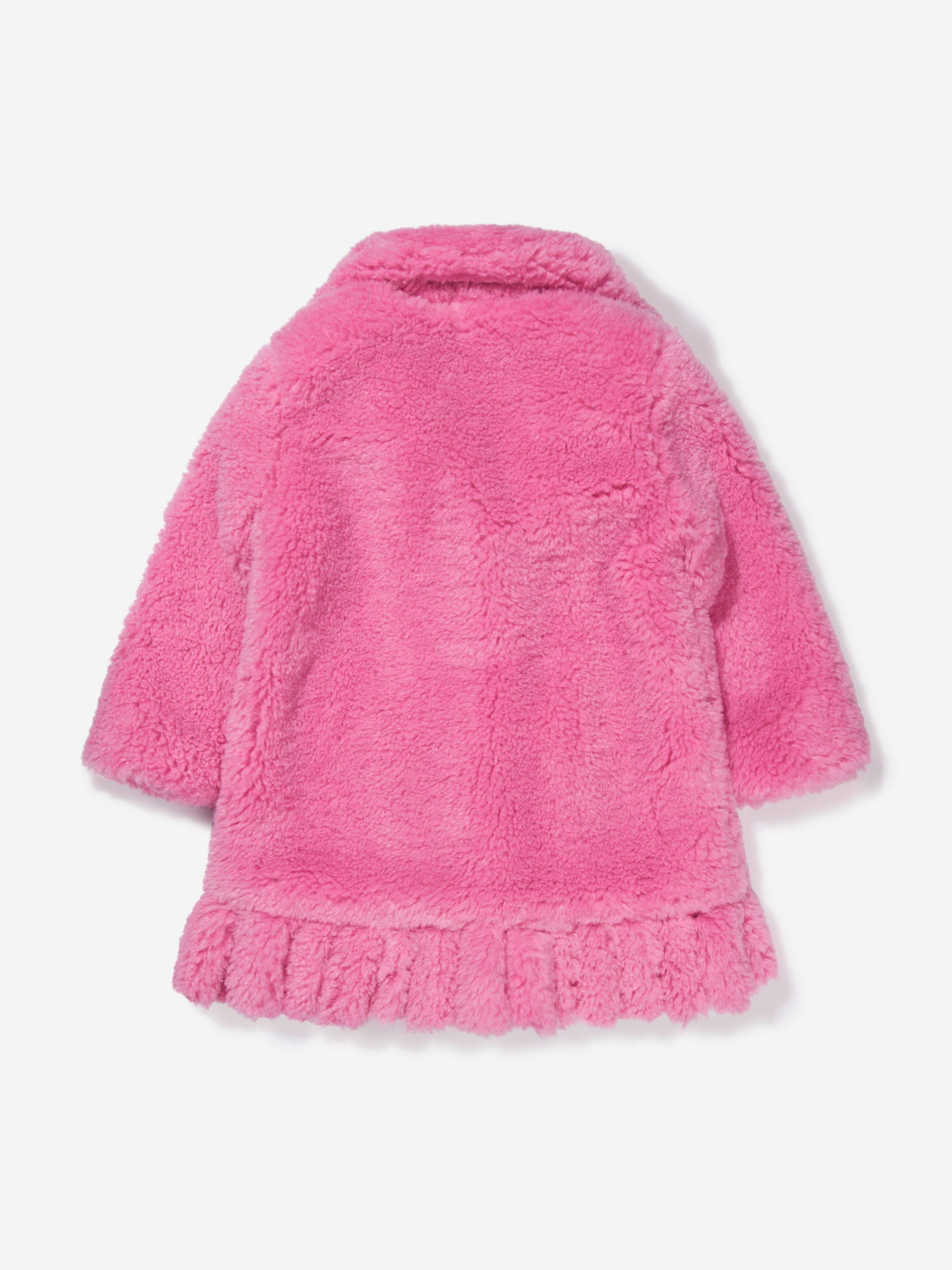 Monnalisa Girls Faux Fur Coat