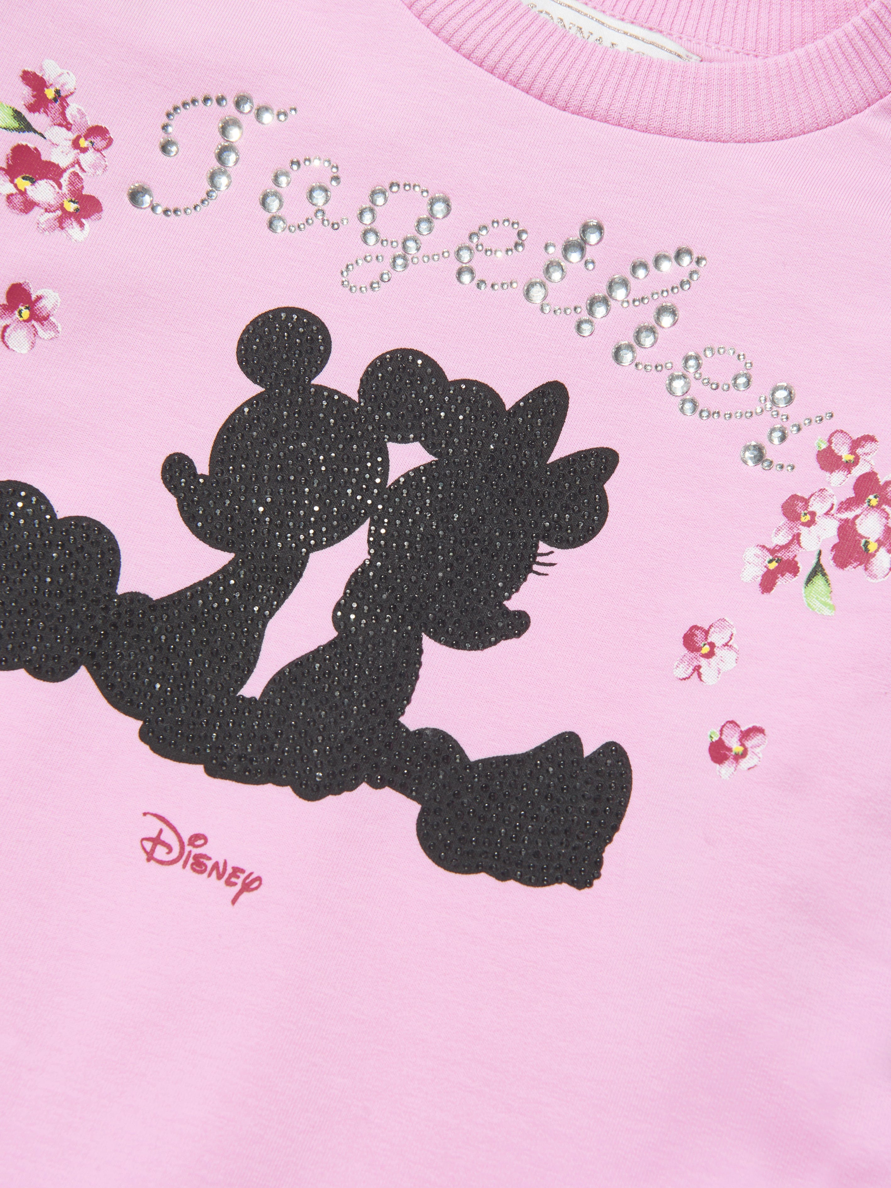 Monnalisa Girls Mickey and Minnie Sweater Dress