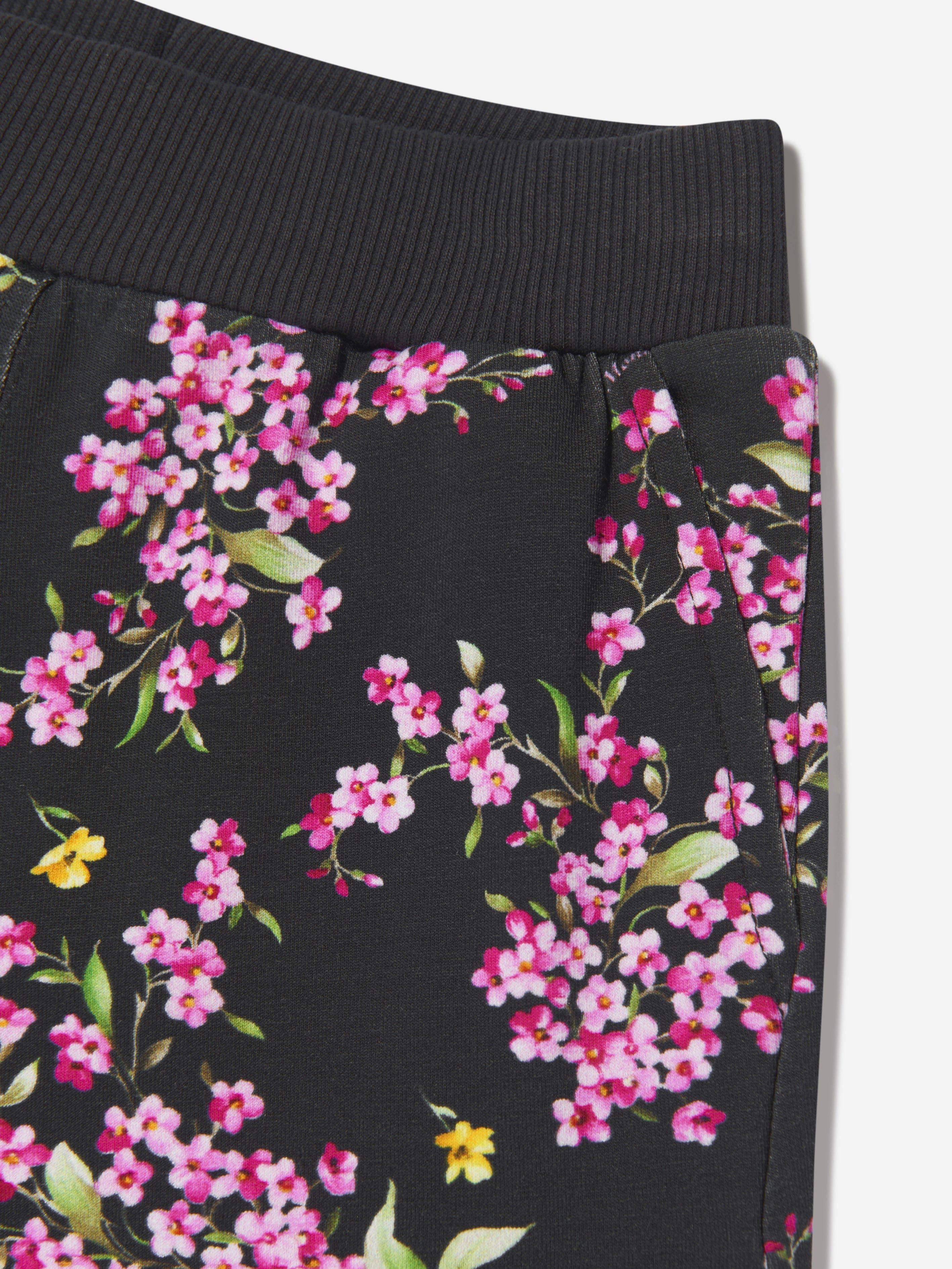 Monnalisa Girls Floral Print Joggers