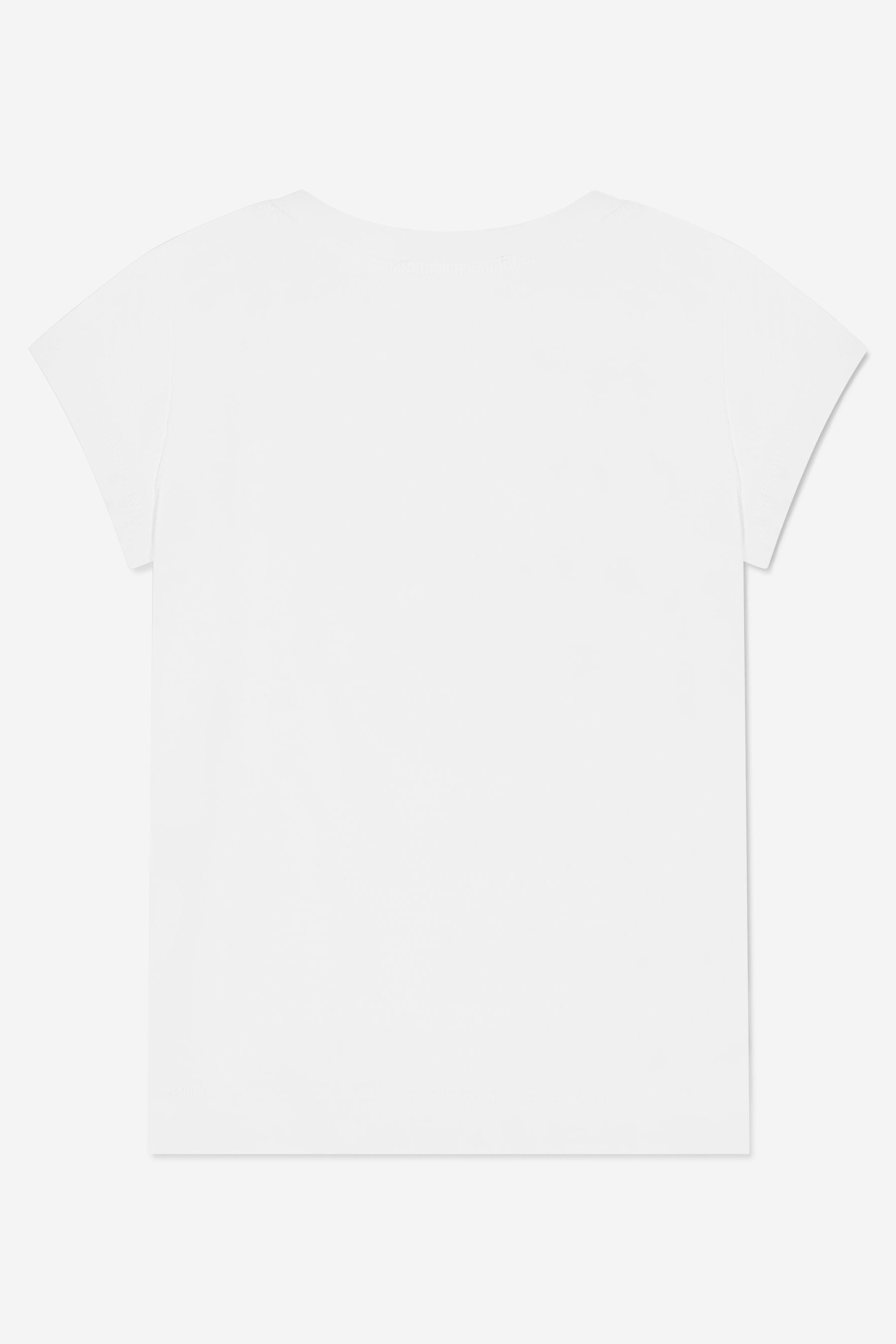 Monnalisa Girls Cherry T-Shirt In White