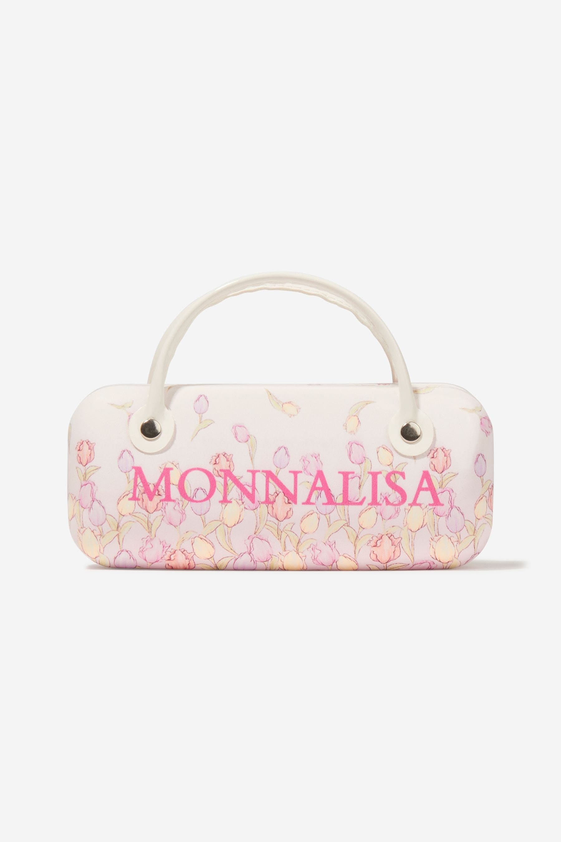 Monnalisa Girls Tulip Sunglasses With Case In Pink