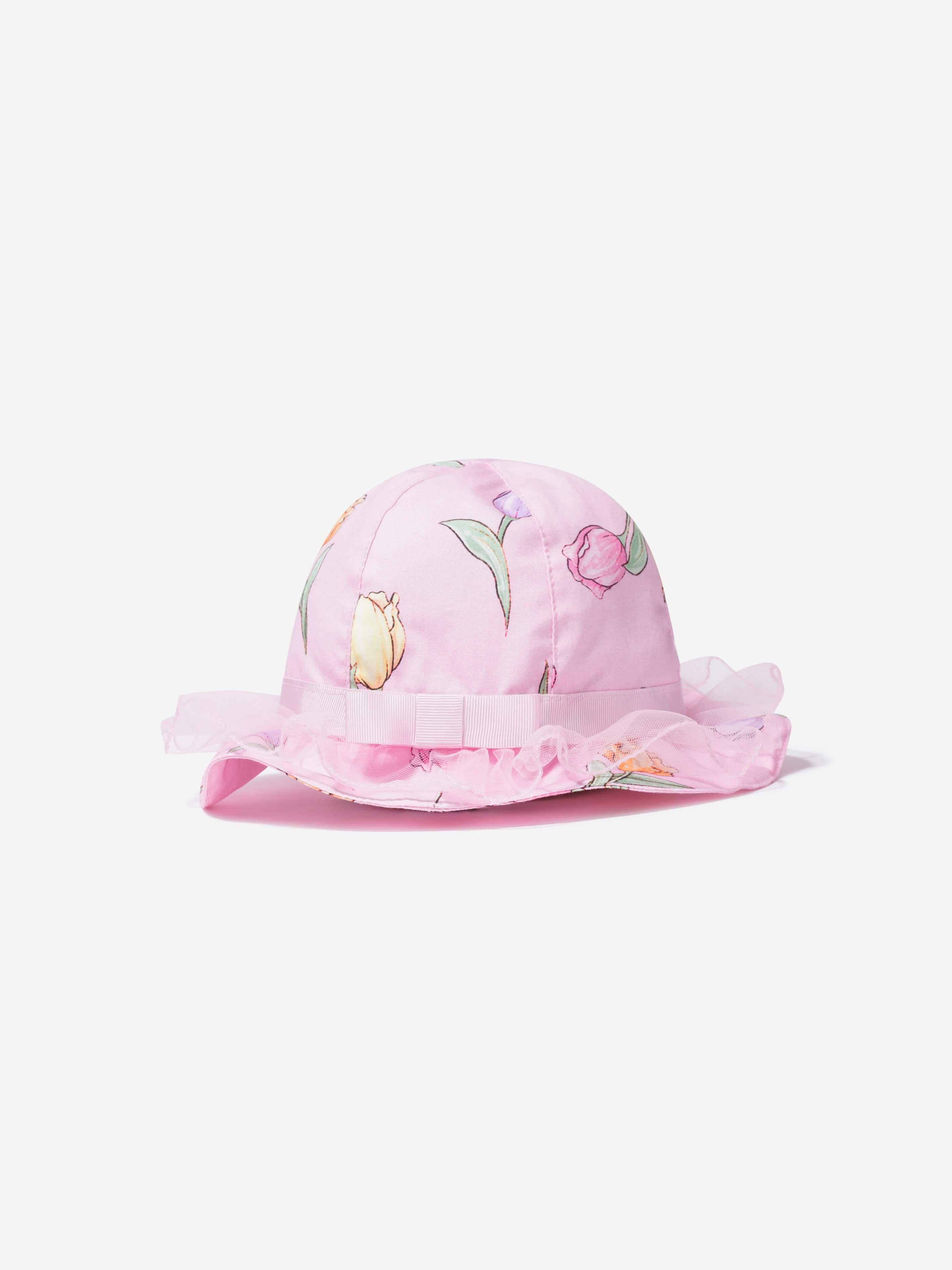 Monnalisa Baby Girls Tulip Hat In Pink