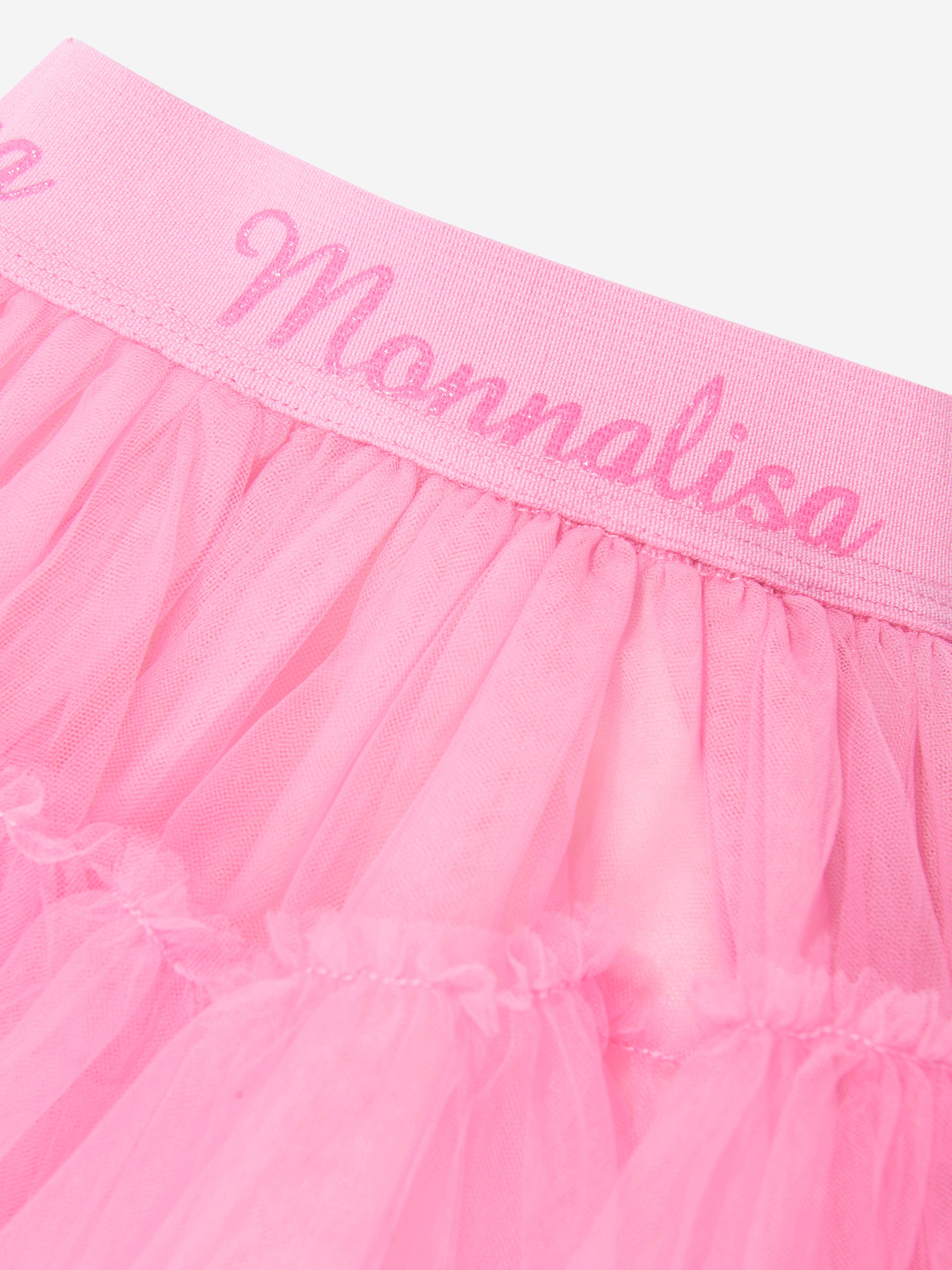 Monnalisa Baby Girls Tulle Skirt In Pink