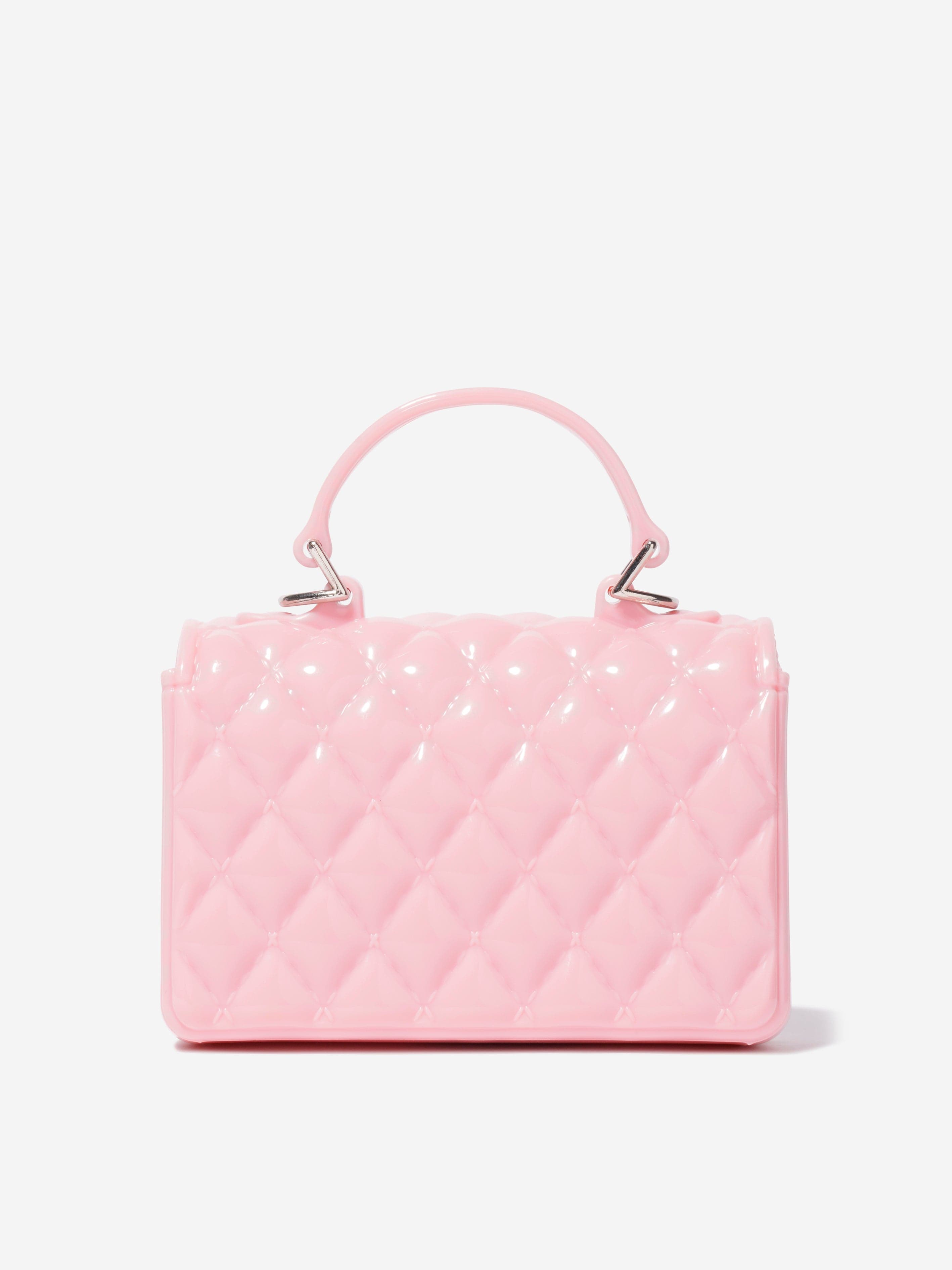 Monnalisa Girls PVC Lilly Bag In Pink