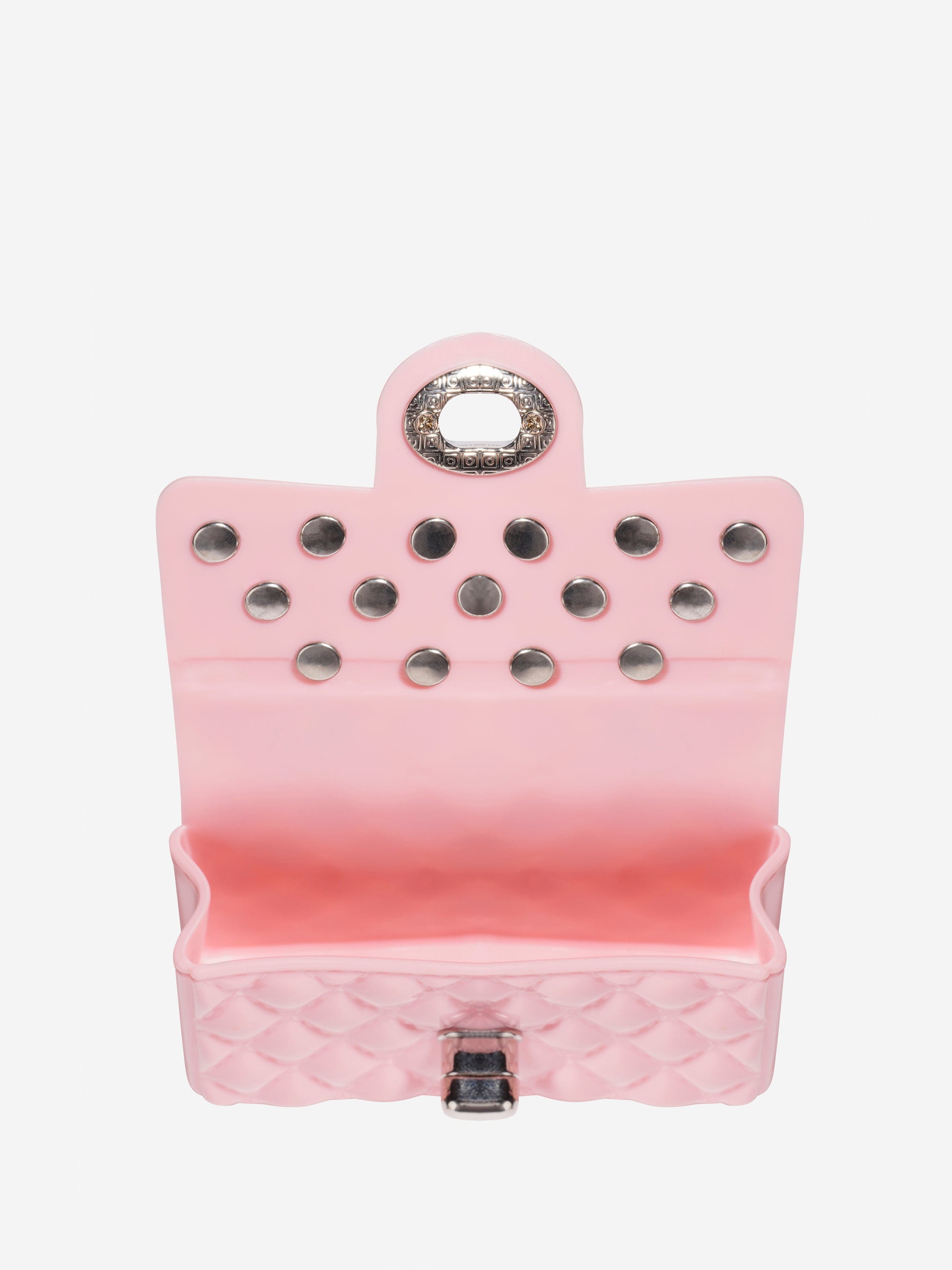 Monnalisa Girls PVC Lilly Bag In Pink