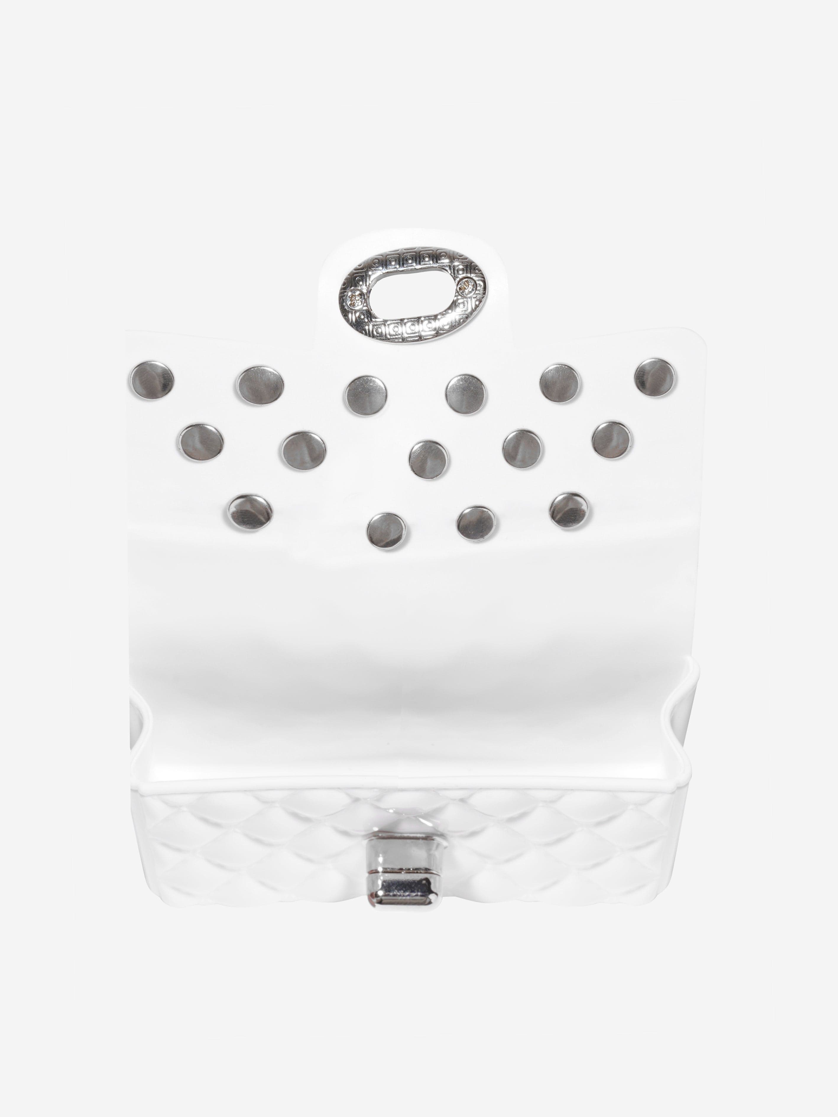 Monnalisa Girls PVC Lilly Bag In Cream