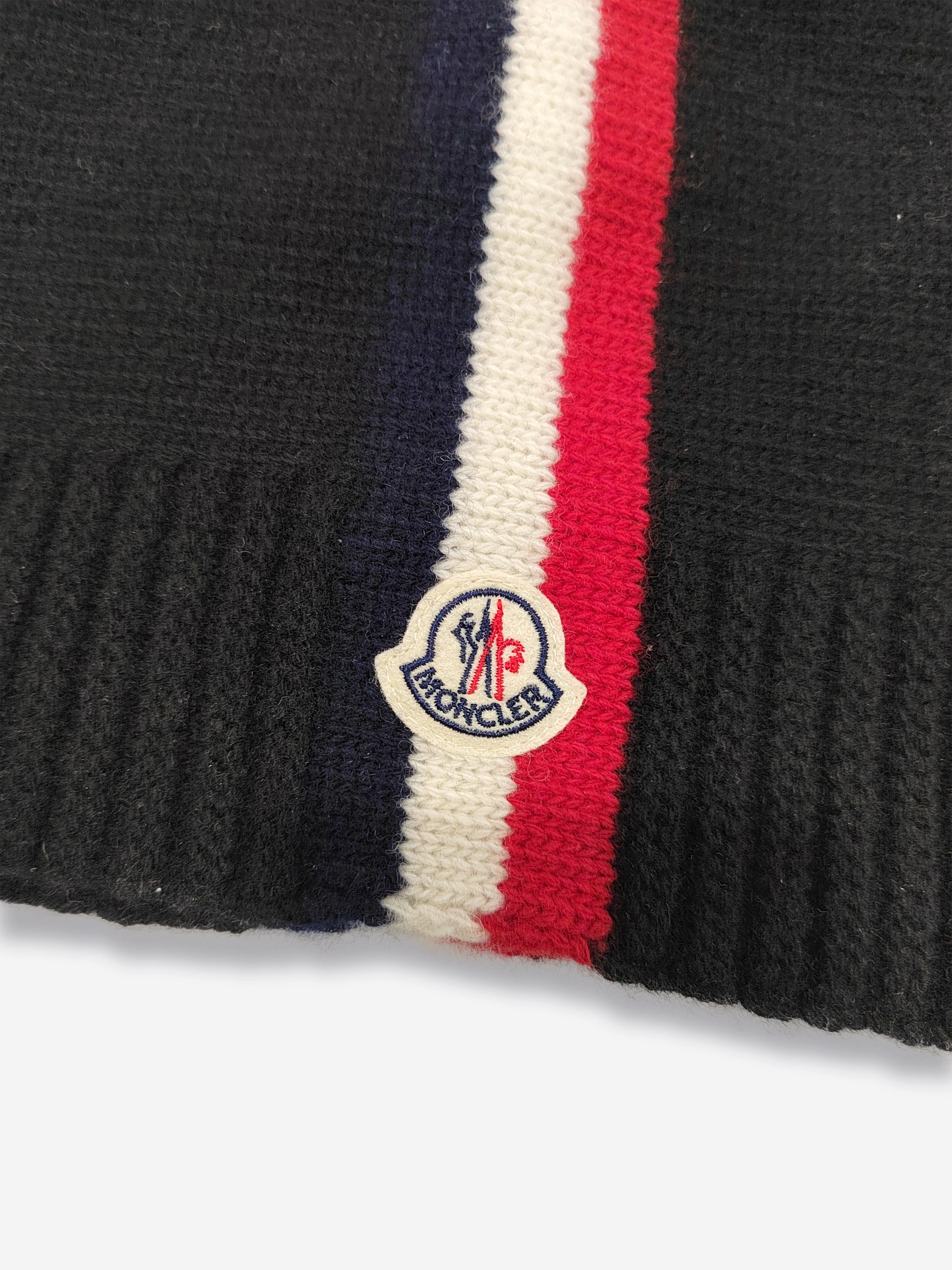 Moncler Enfant  Wool Knit Slouch Fit Hat