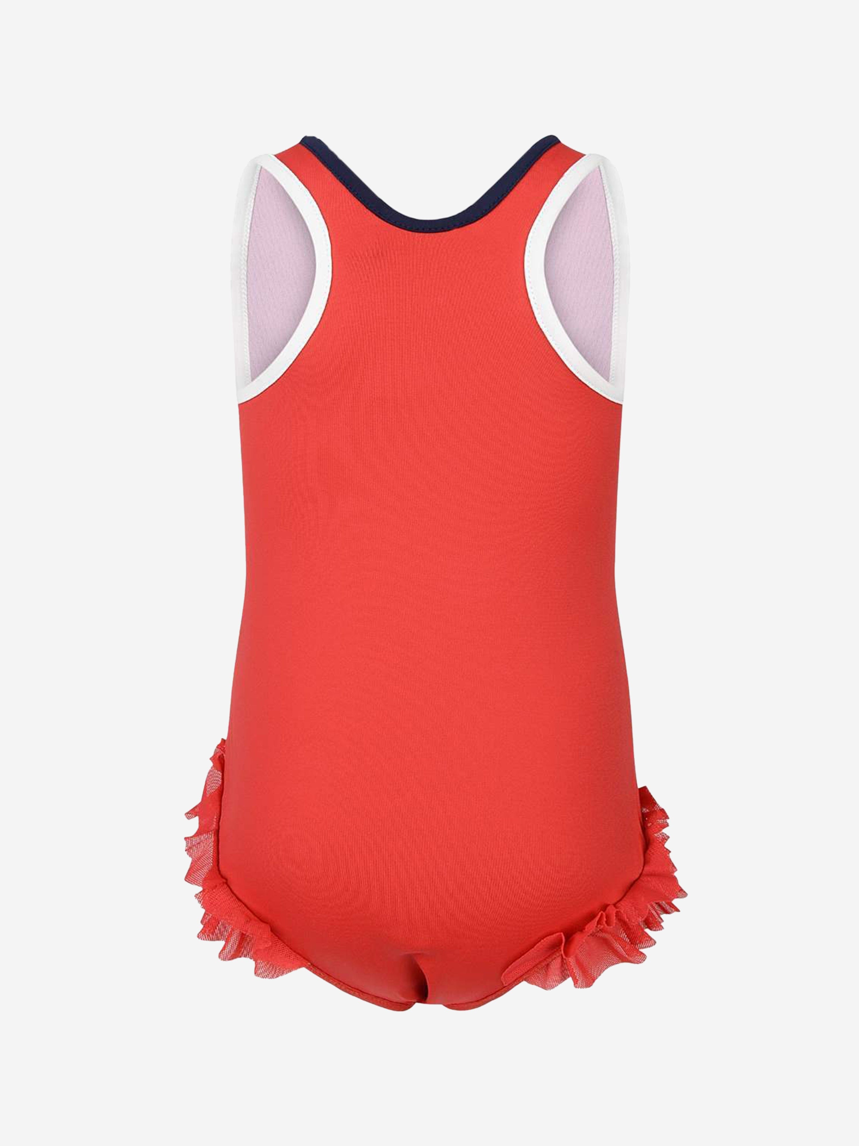 Moncler Enfant Girls Logo Swimsuit