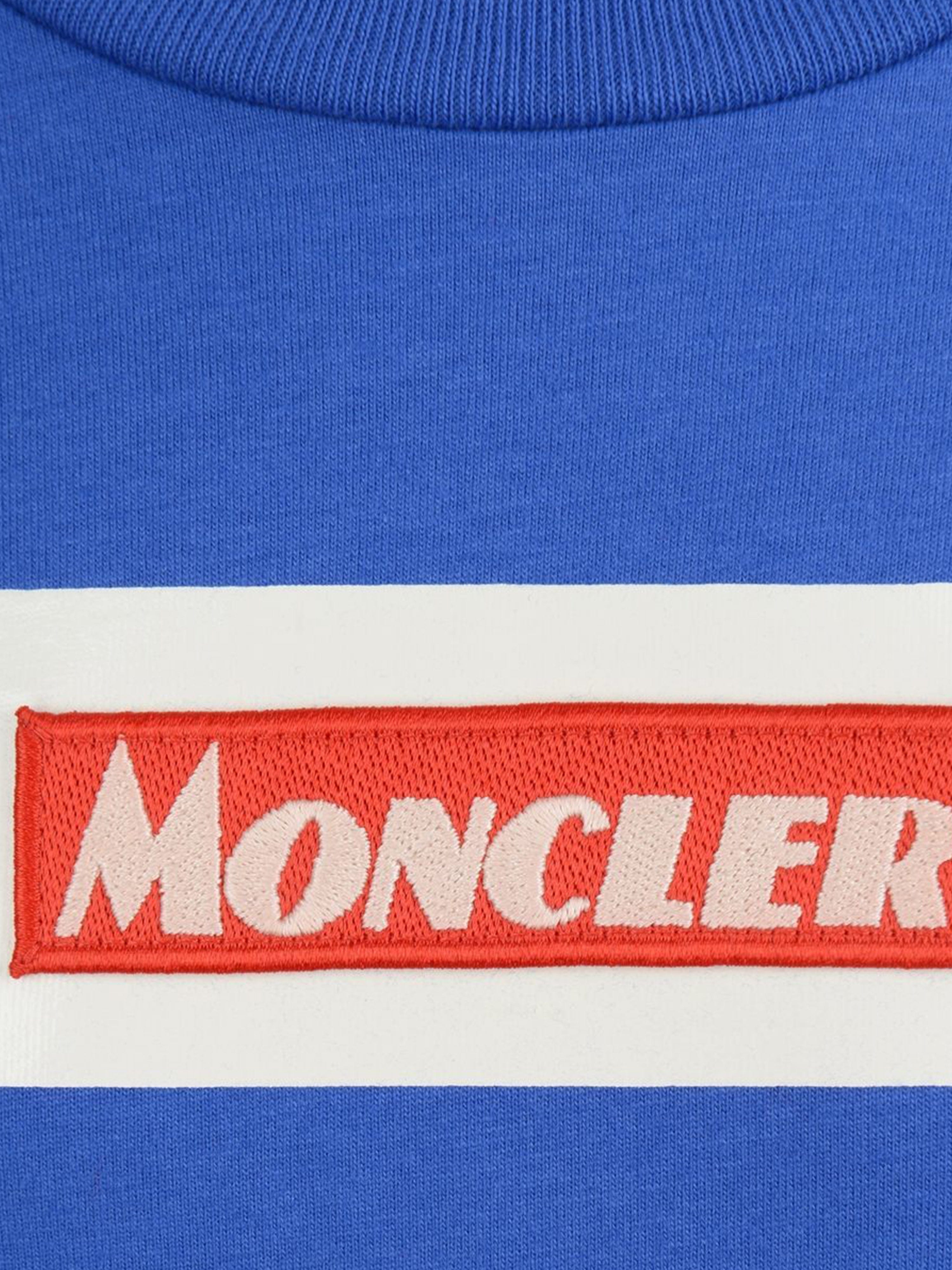 Moncler Enfant Boys Cotton Jersey Logo Top