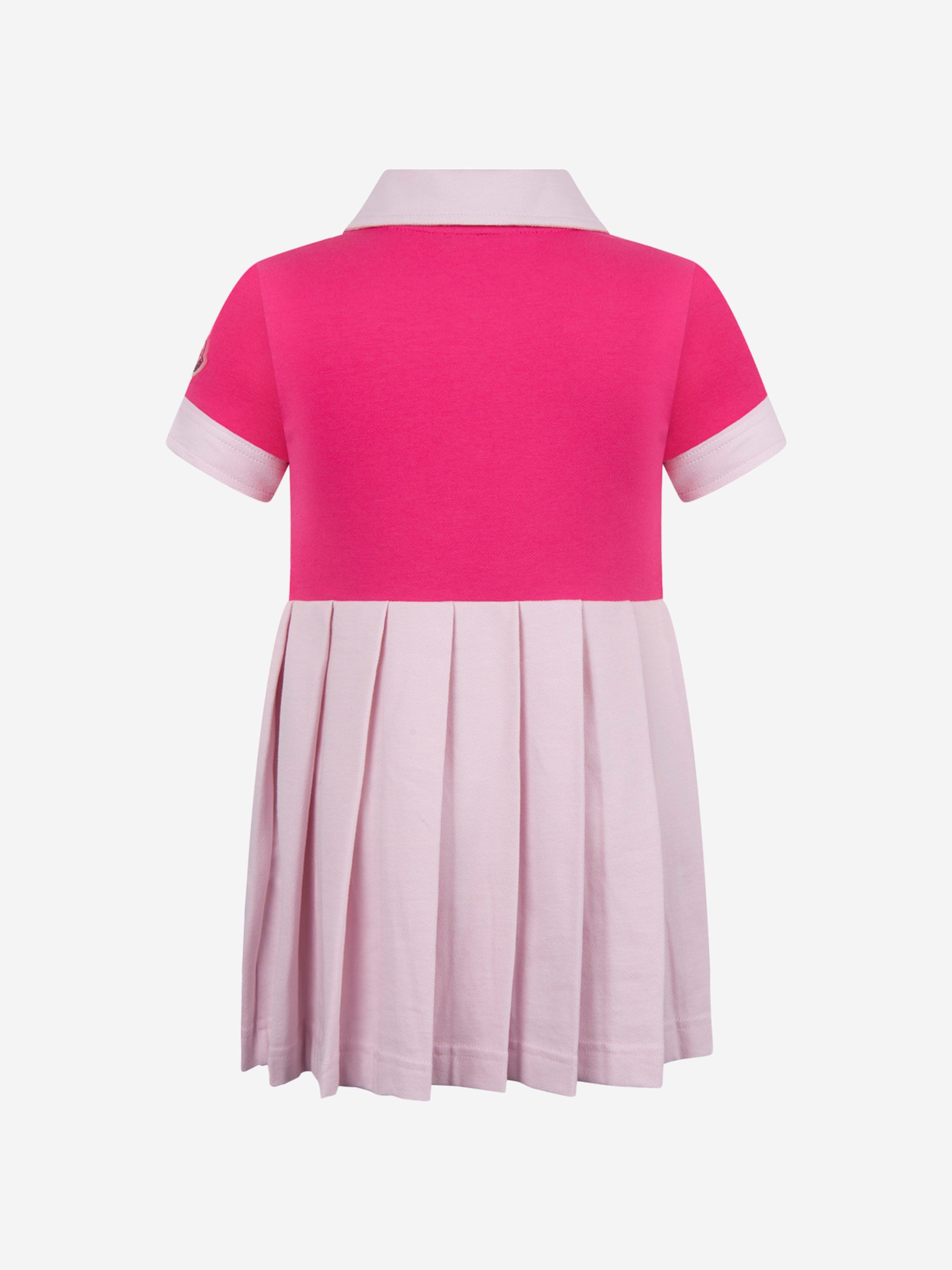 Moncler Girls Pique Polo Dress