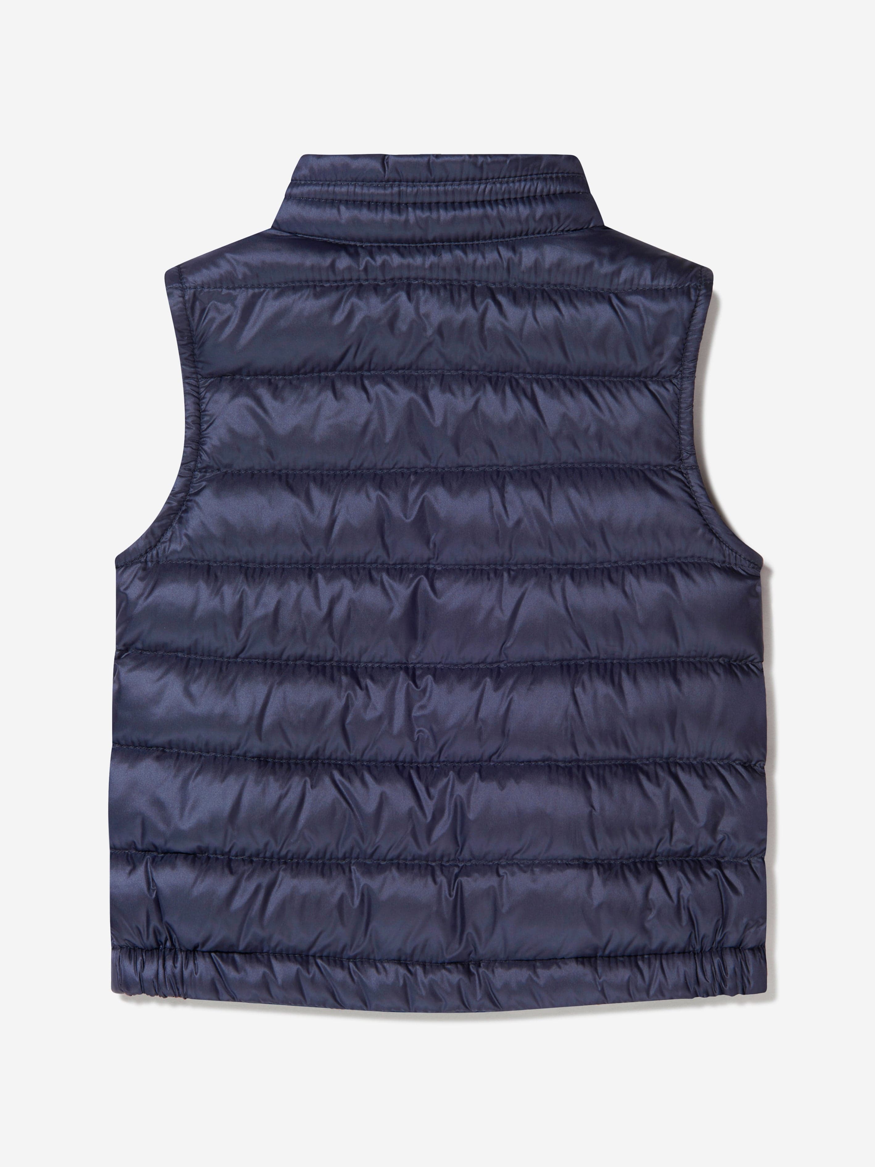 Moncler Enfant Baby Down Padded New Amaury Gilet in Navy