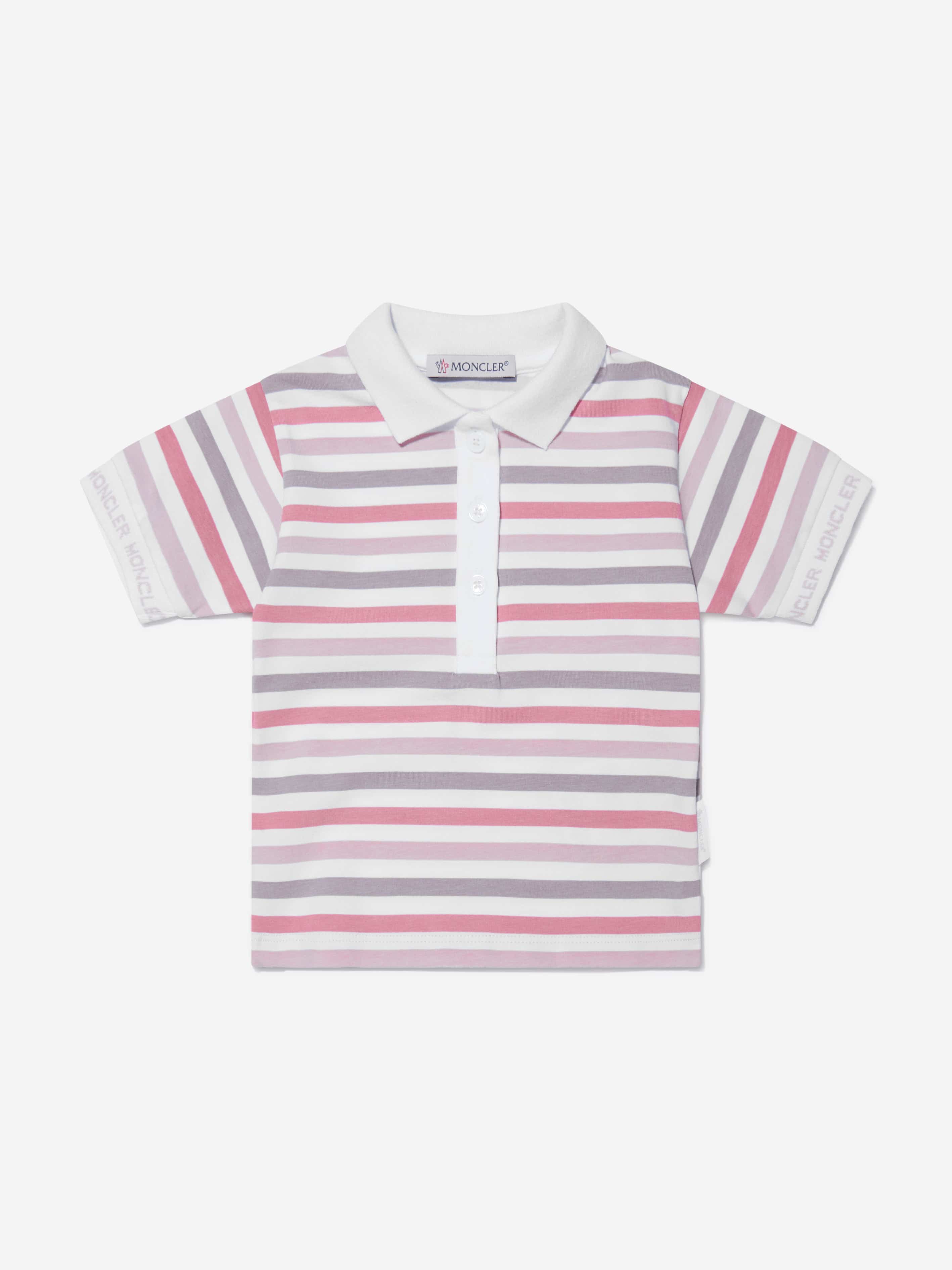 Moncler Enfant Baby Girls Short Sleeve Polo Shirt