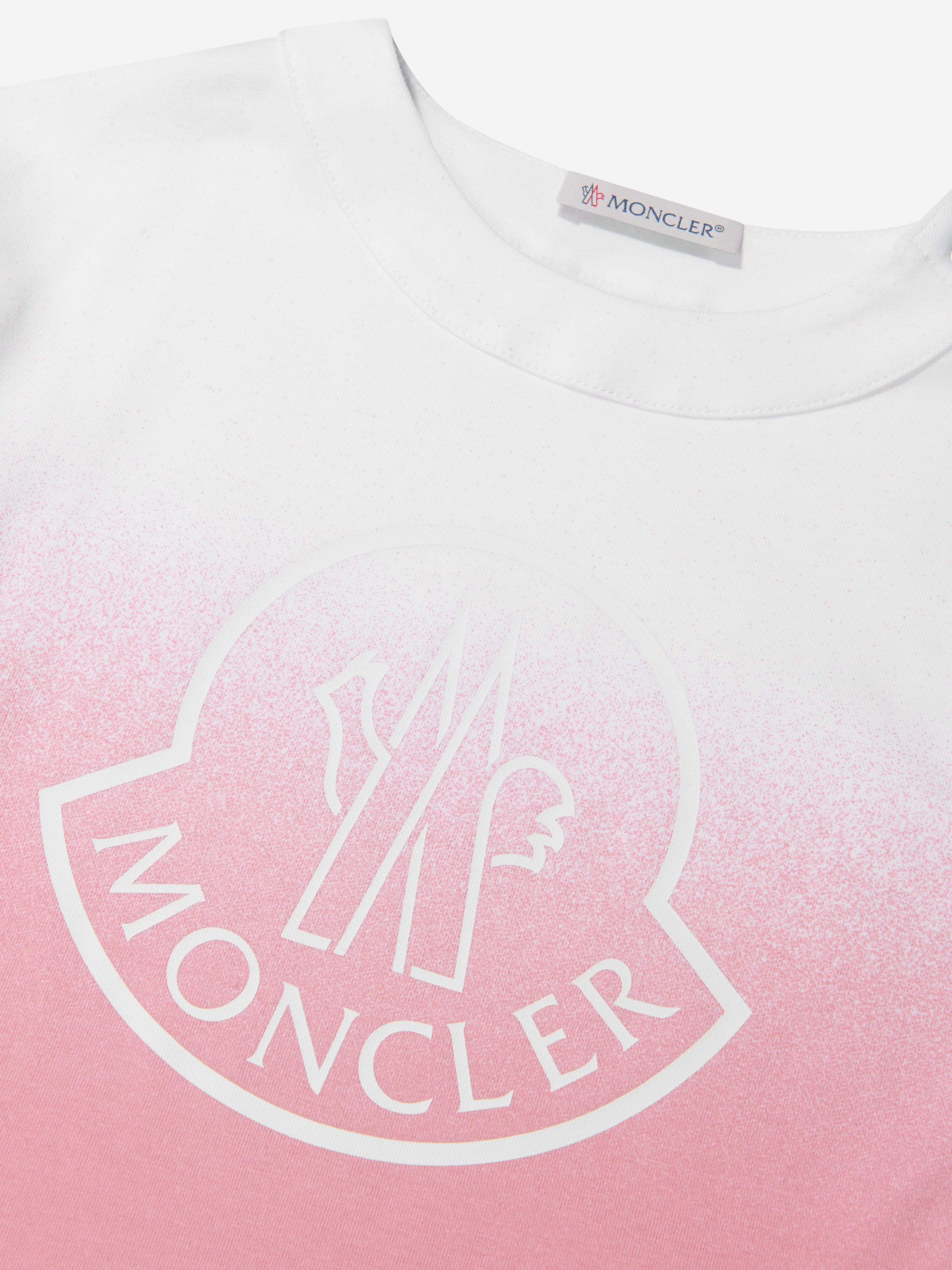 Moncler Enfant Baby Girls Jersey Dip Dye Logo T-Shirt