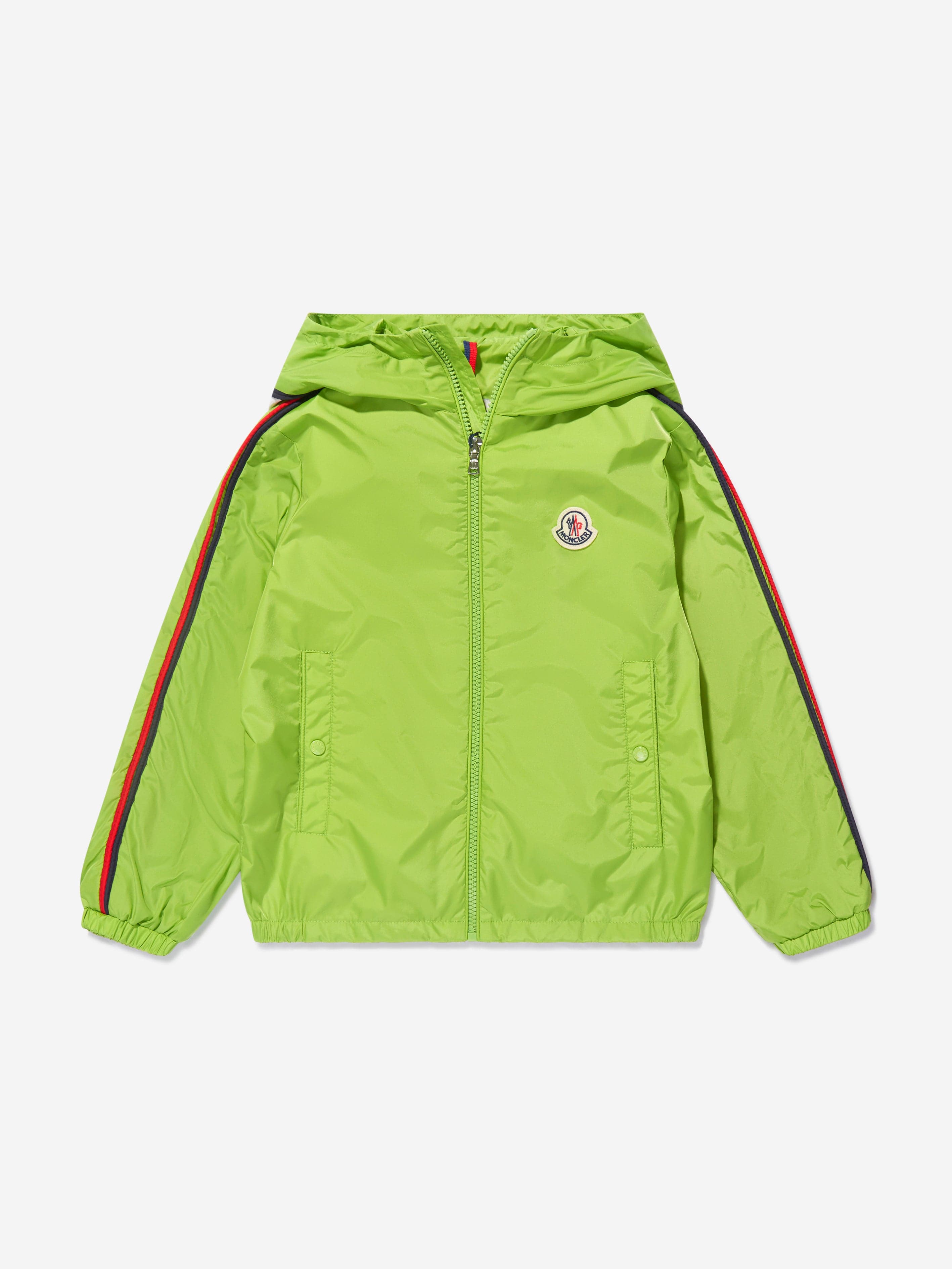 Moncler Enfant Boys Branded Hattab Rain Jacket