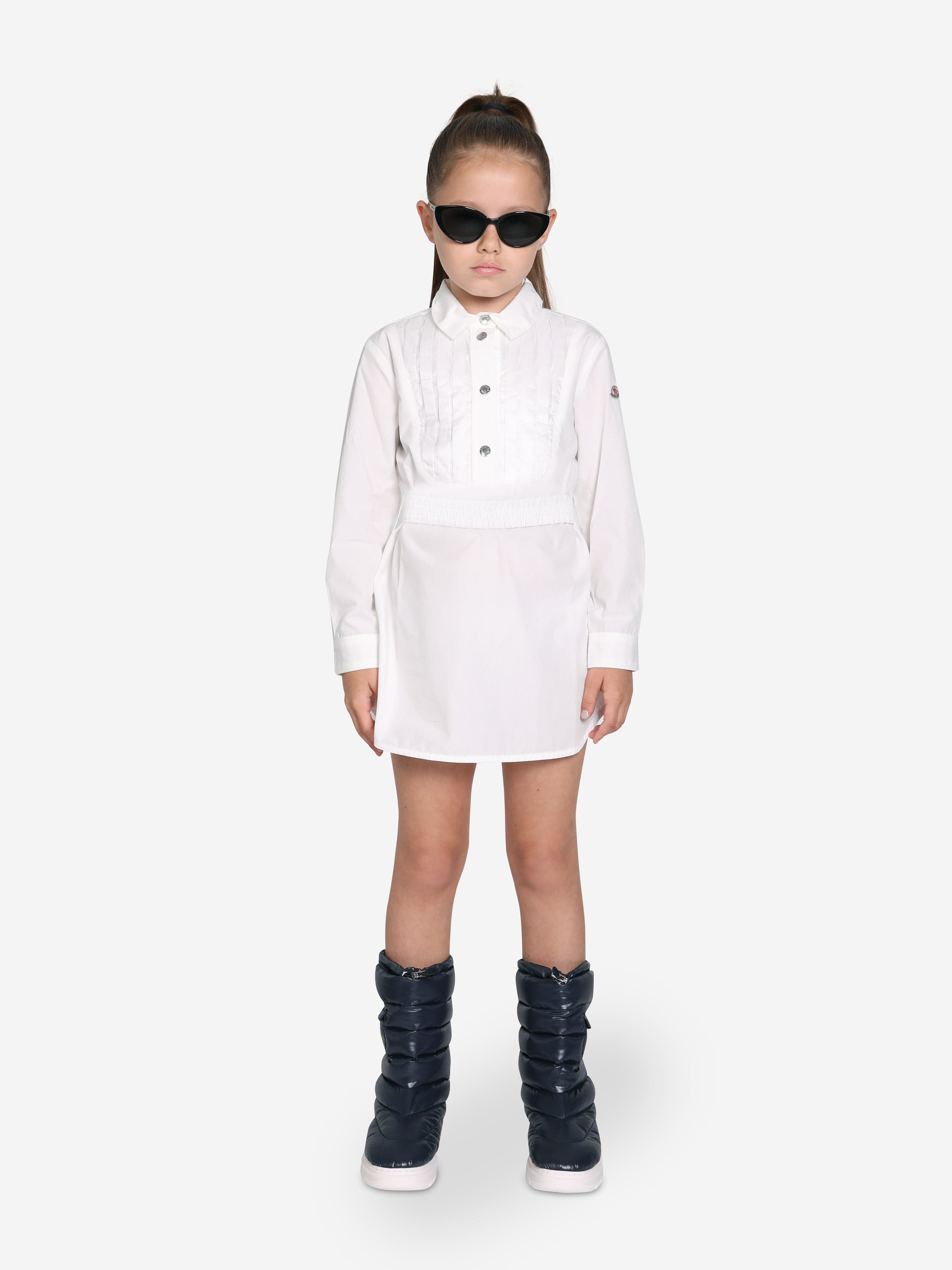 Moncler Enfant Girls Poplin Dress