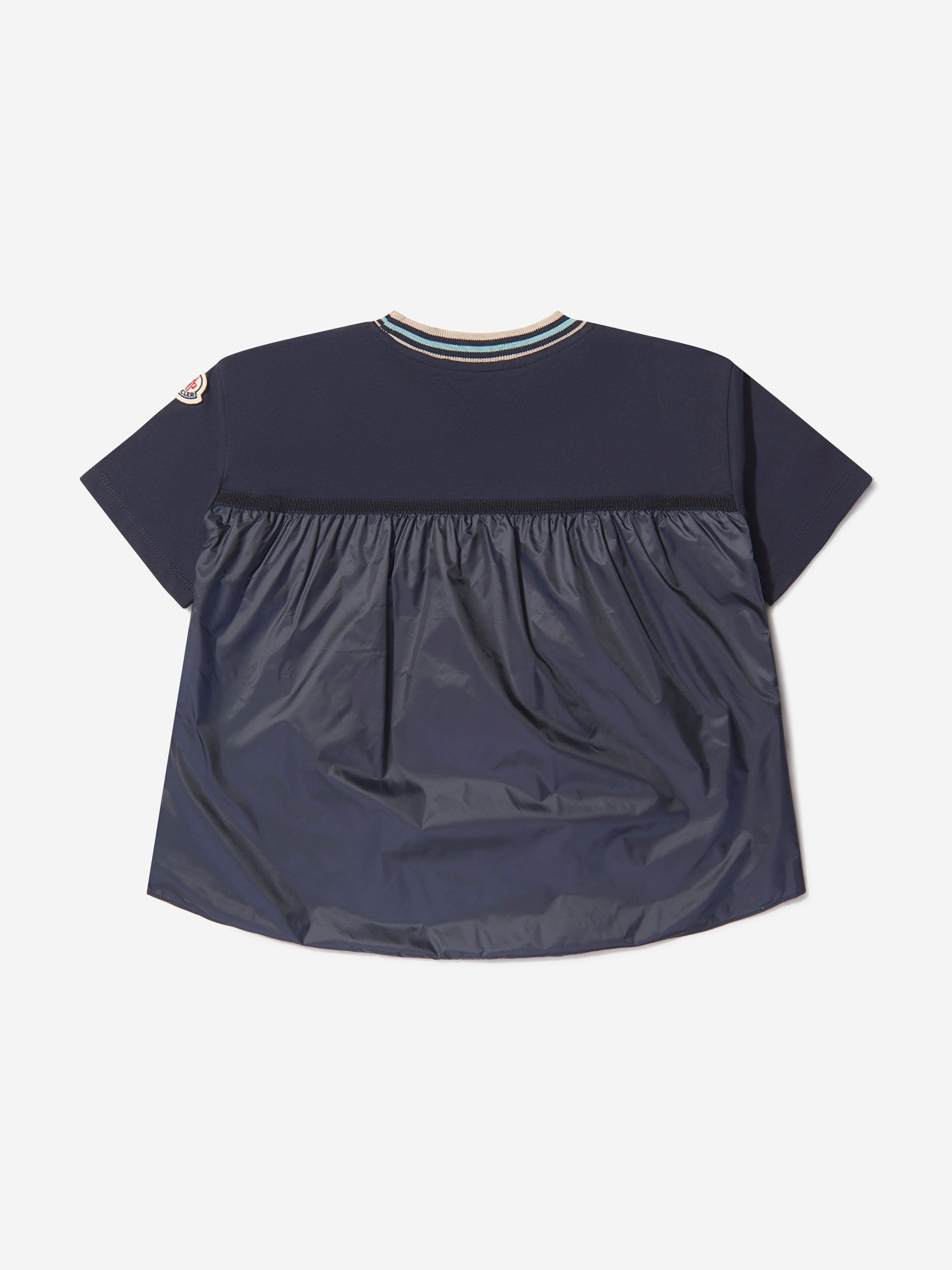 Moncler Enfant Girls Short Sleeve Logo T-Shirt