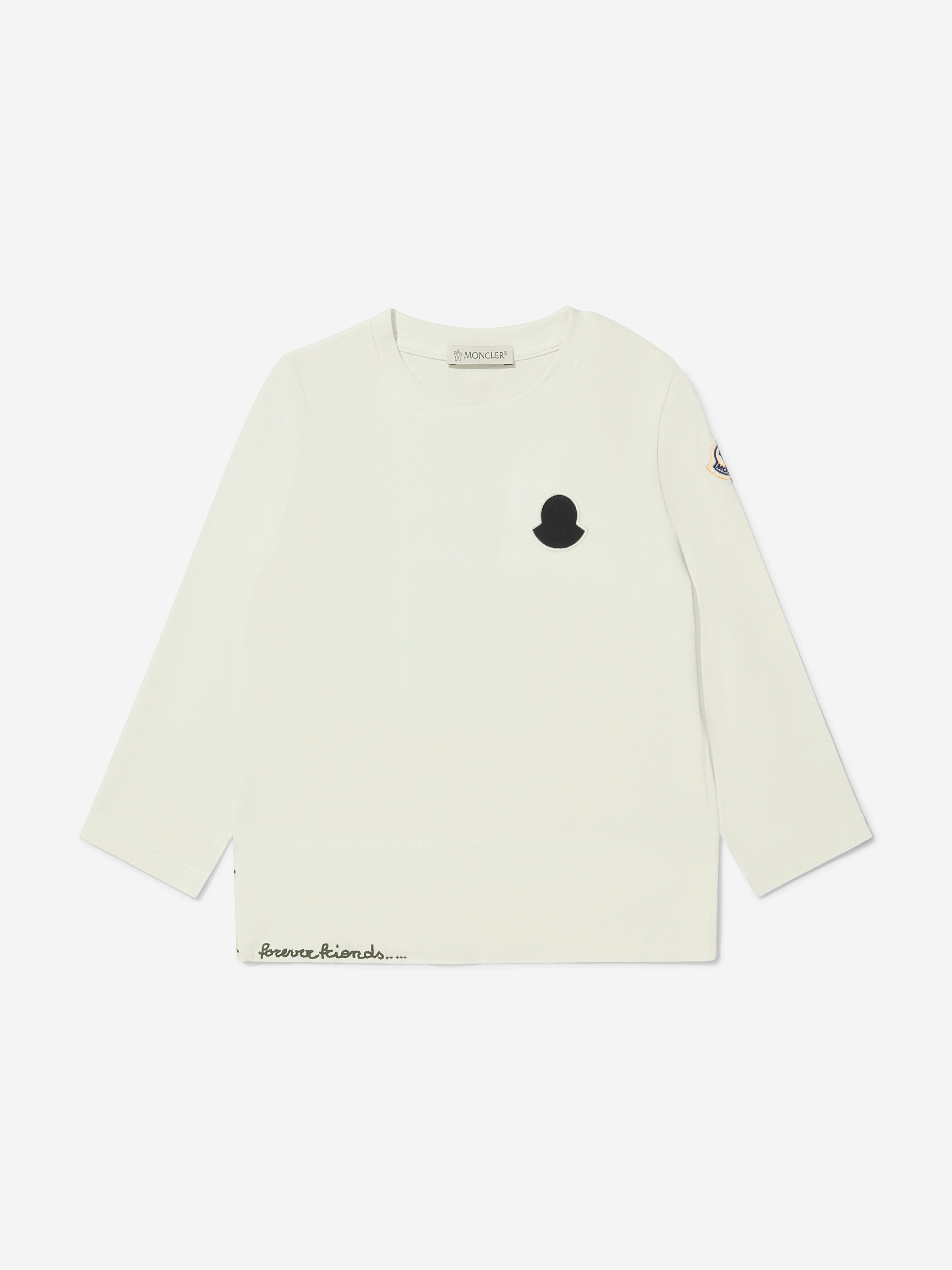 Moncler Enfant Girls Short Sleeve Logo T-Shirt