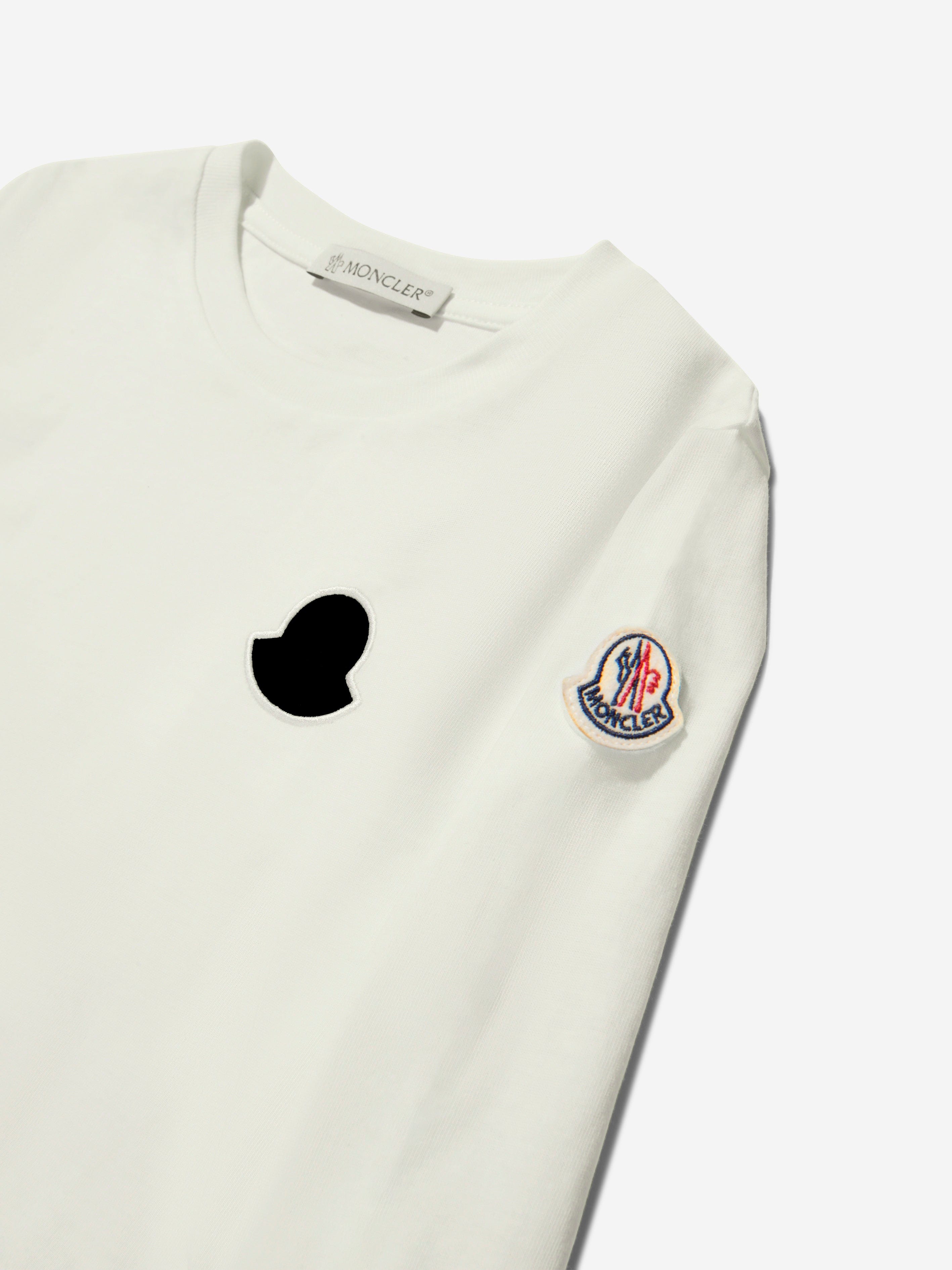 Moncler Enfant Girls Short Sleeve Logo T-Shirt