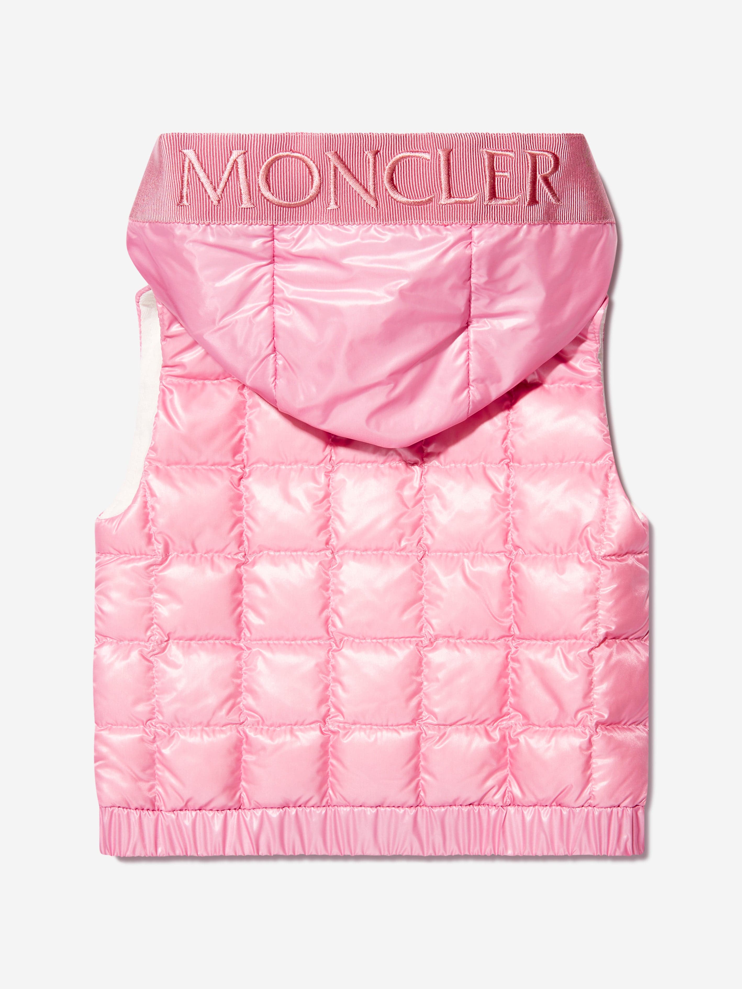 Moncler Enfant Baby Girls Down Padded Jouzas Gilet in Pink