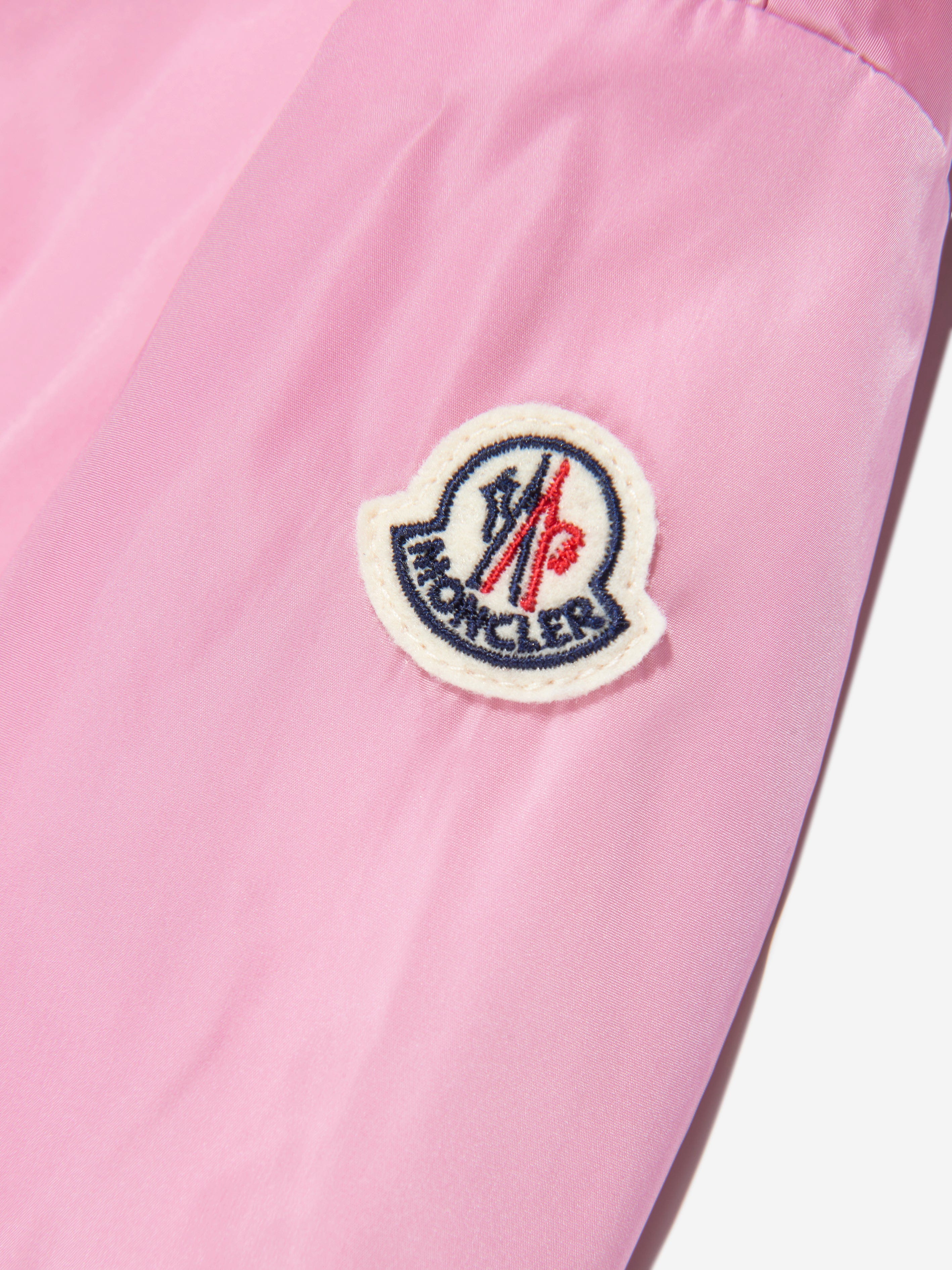 Moncler Enfant Baby Girls Messein Long Parka in Pink