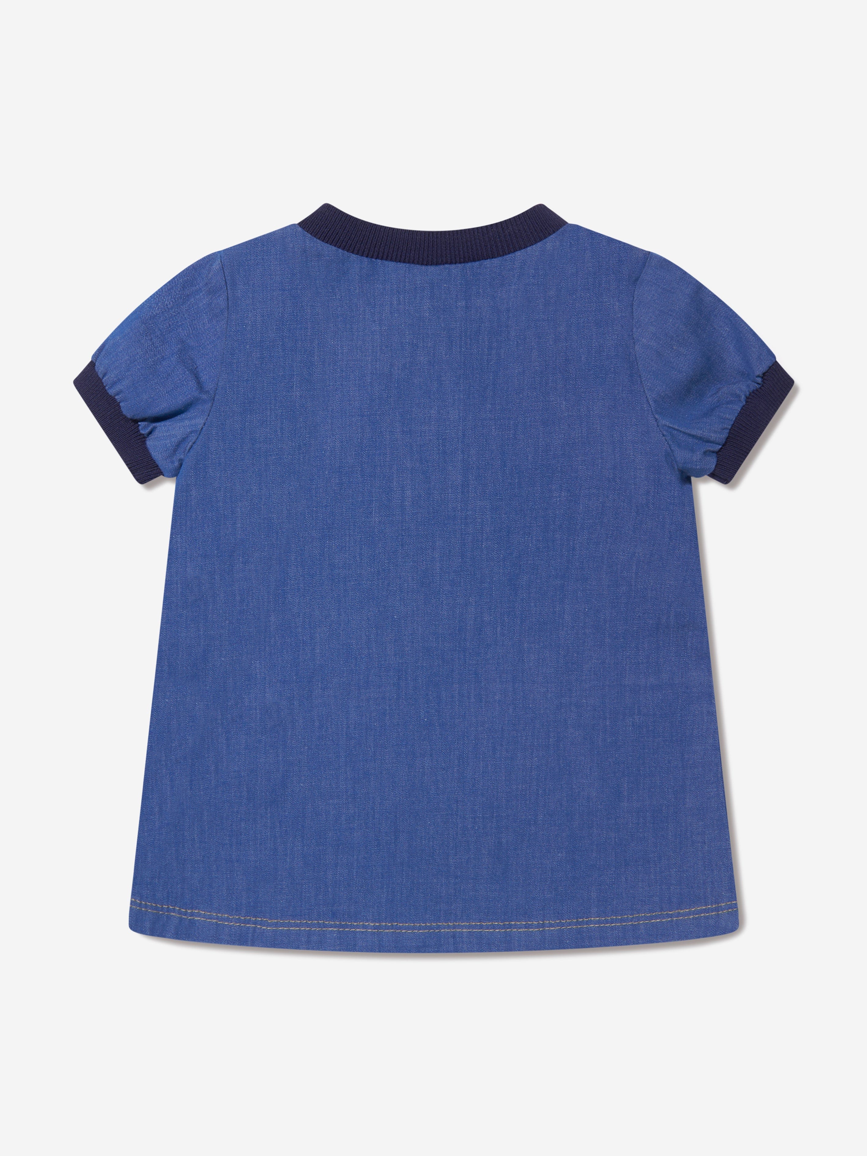 Moncler Enfant Baby Girls Dress in Blue