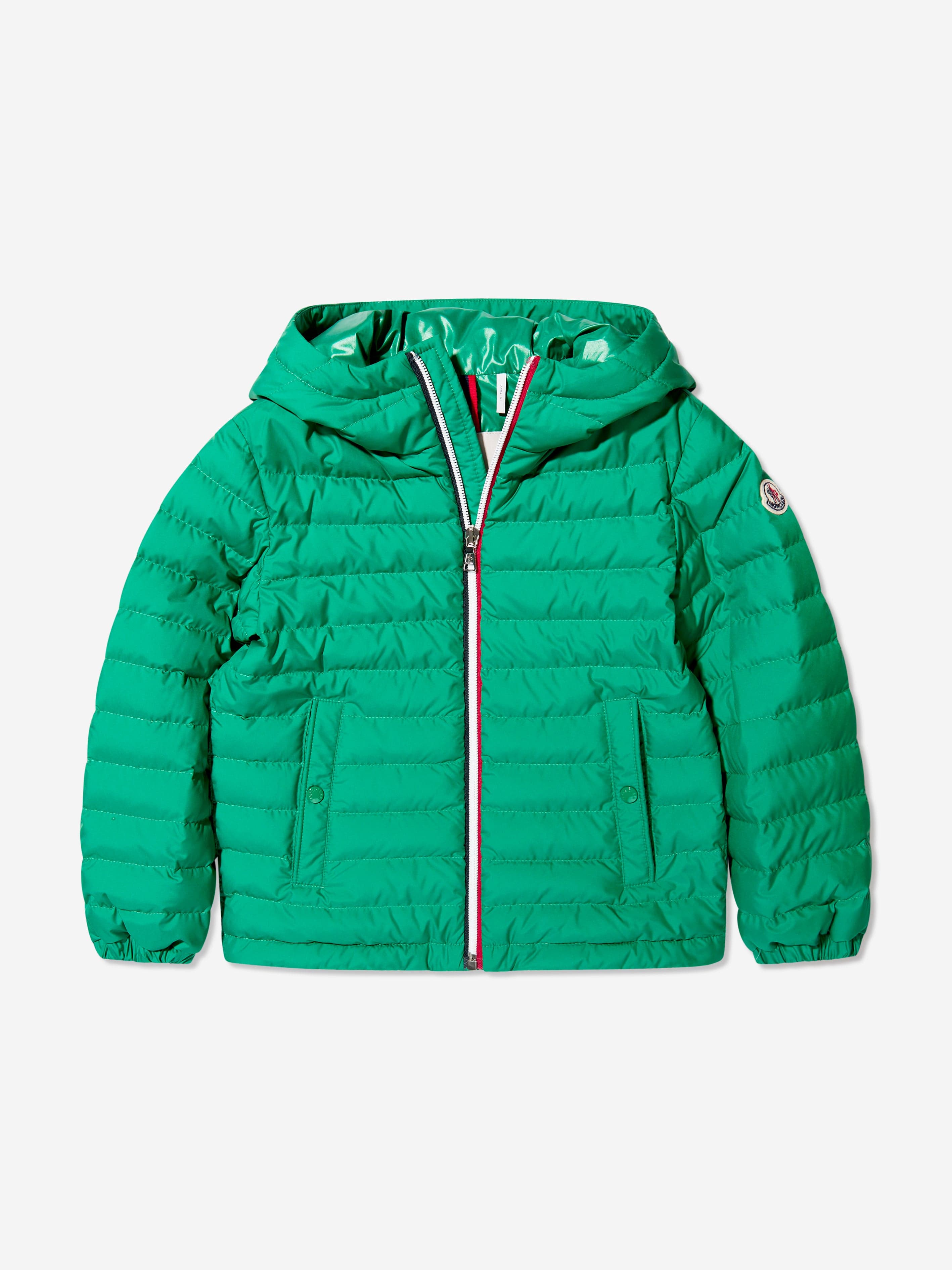 Moncler Enfant Boys Down Padded Alim Jacket in Green