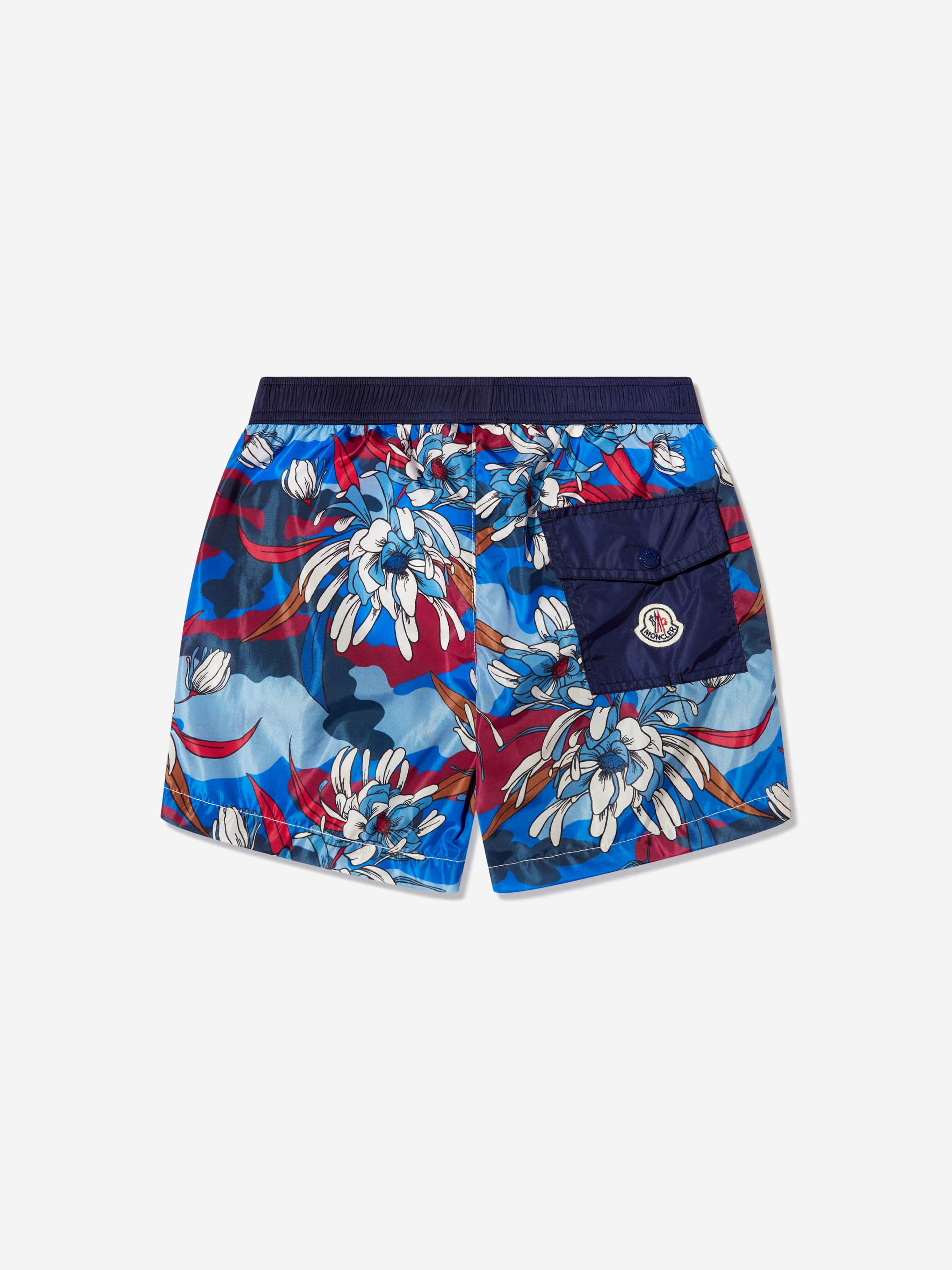 Moncler Enfant Boys Swim Shorts in Multicolour