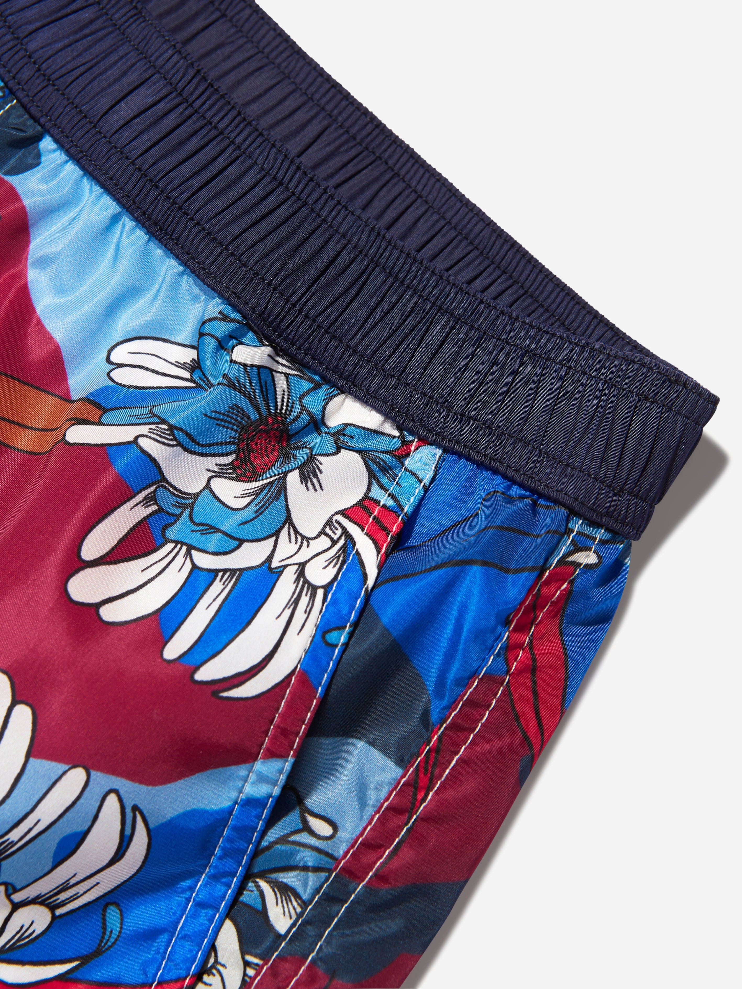 Moncler Enfant Boys Swim Shorts in Multicolour