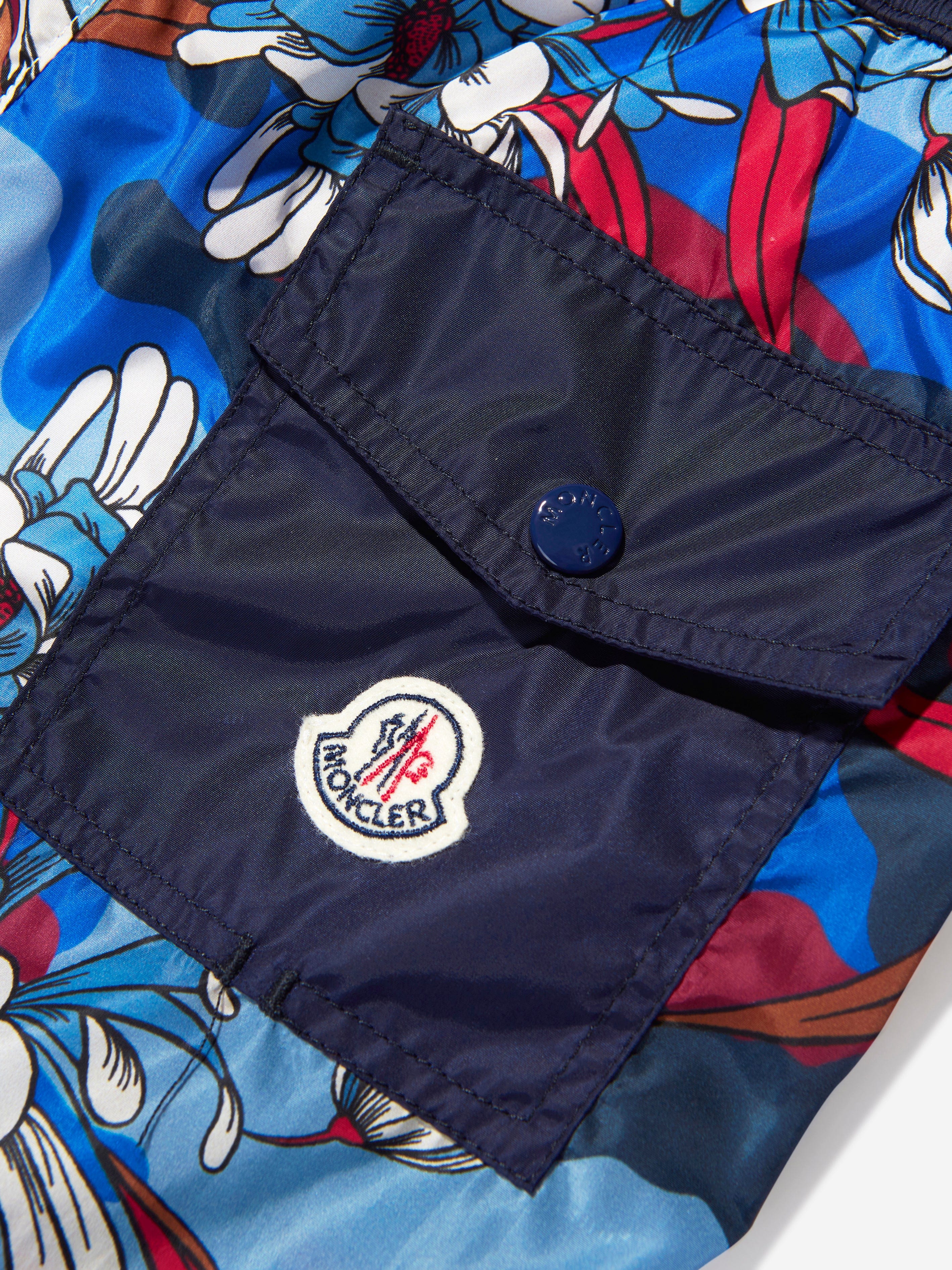 Moncler Enfant Boys Swim Shorts in Multicolour