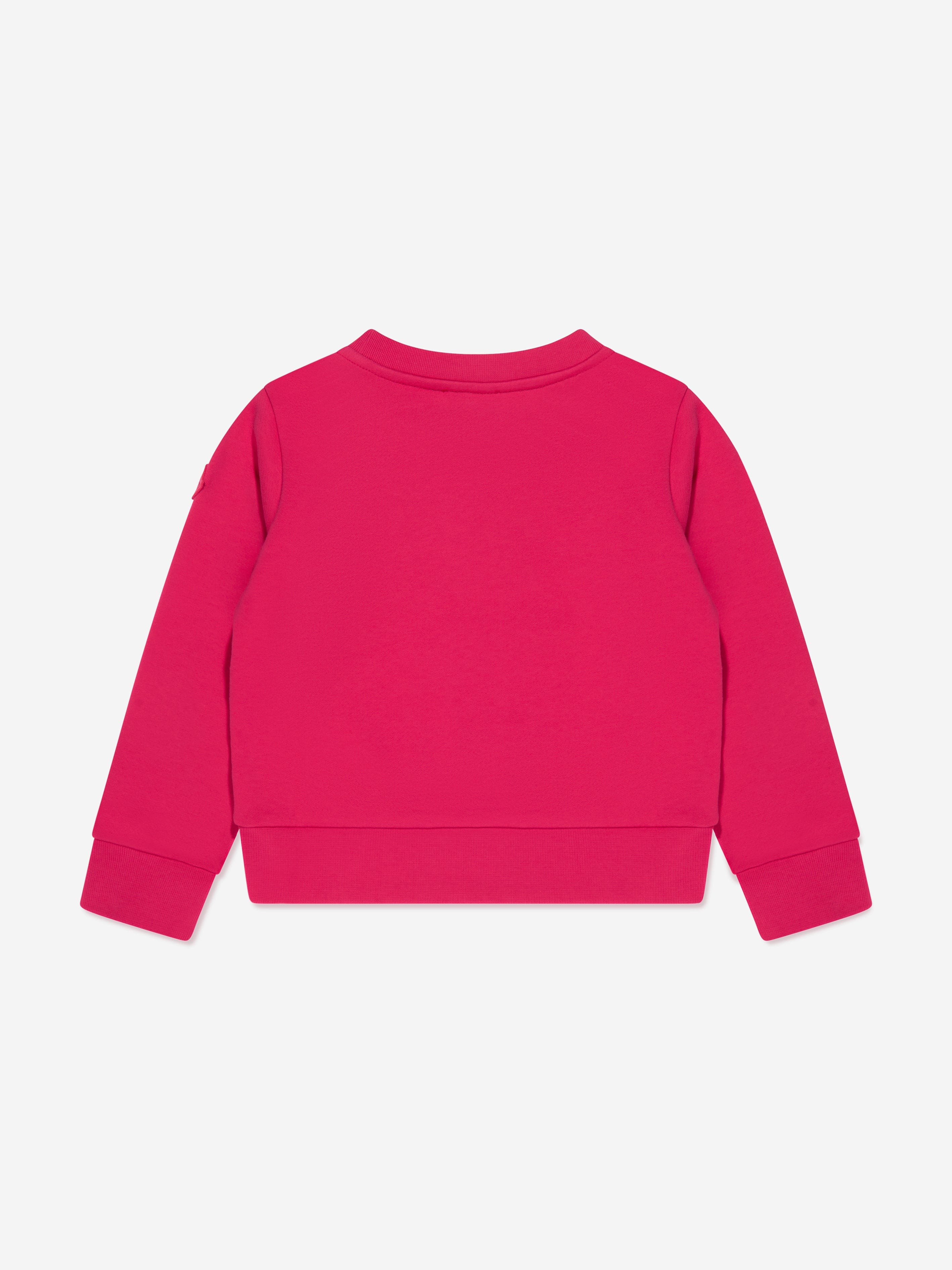 Moncler Enfant Girls Graphic Print Sweatshirt in Pink