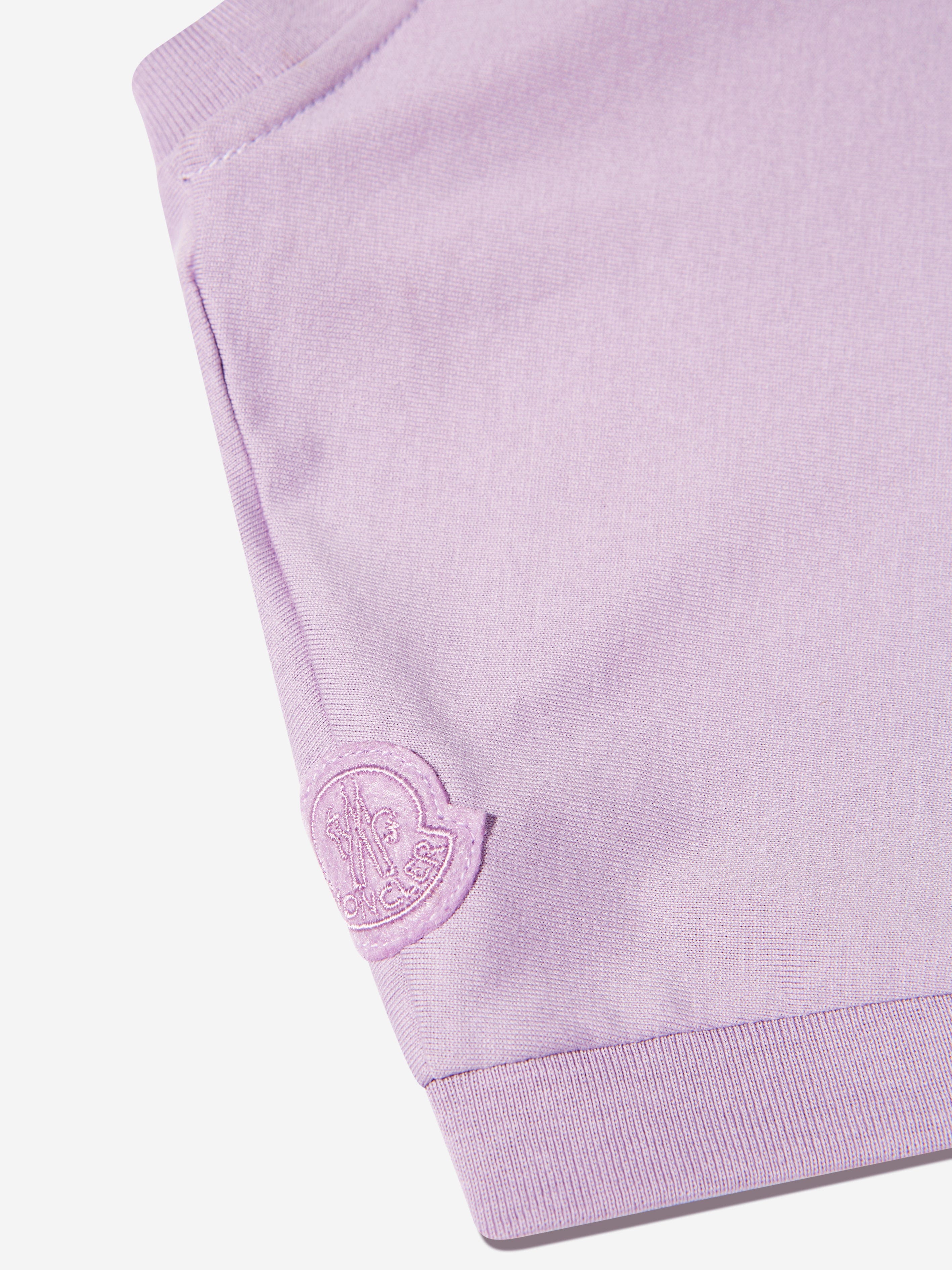 Moncler Enfant Girls Logo Graphic T-Shirt in Lilac