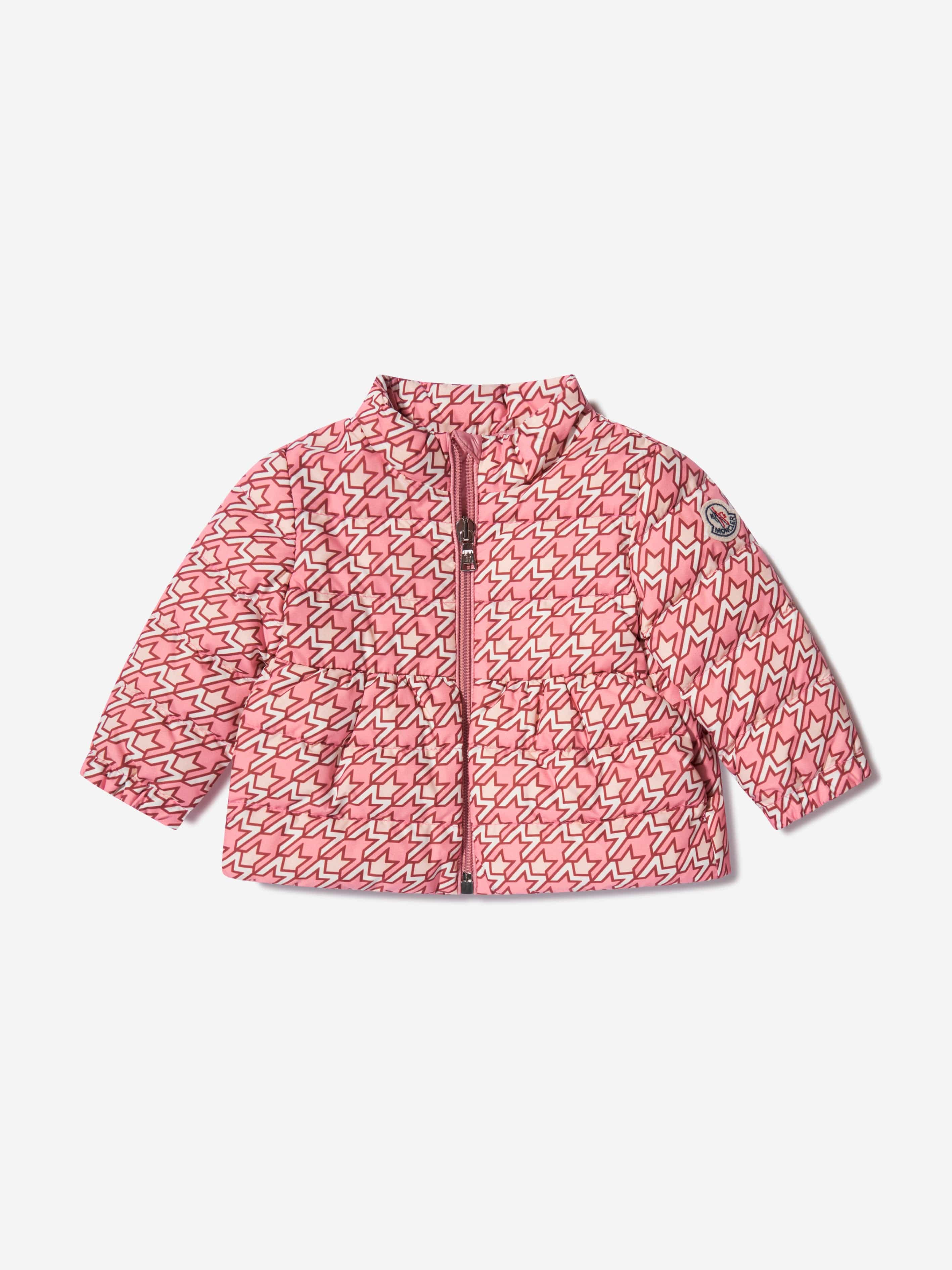 Moncler Enfant Baby Girls Down Padded Kianga Jacket in Pink