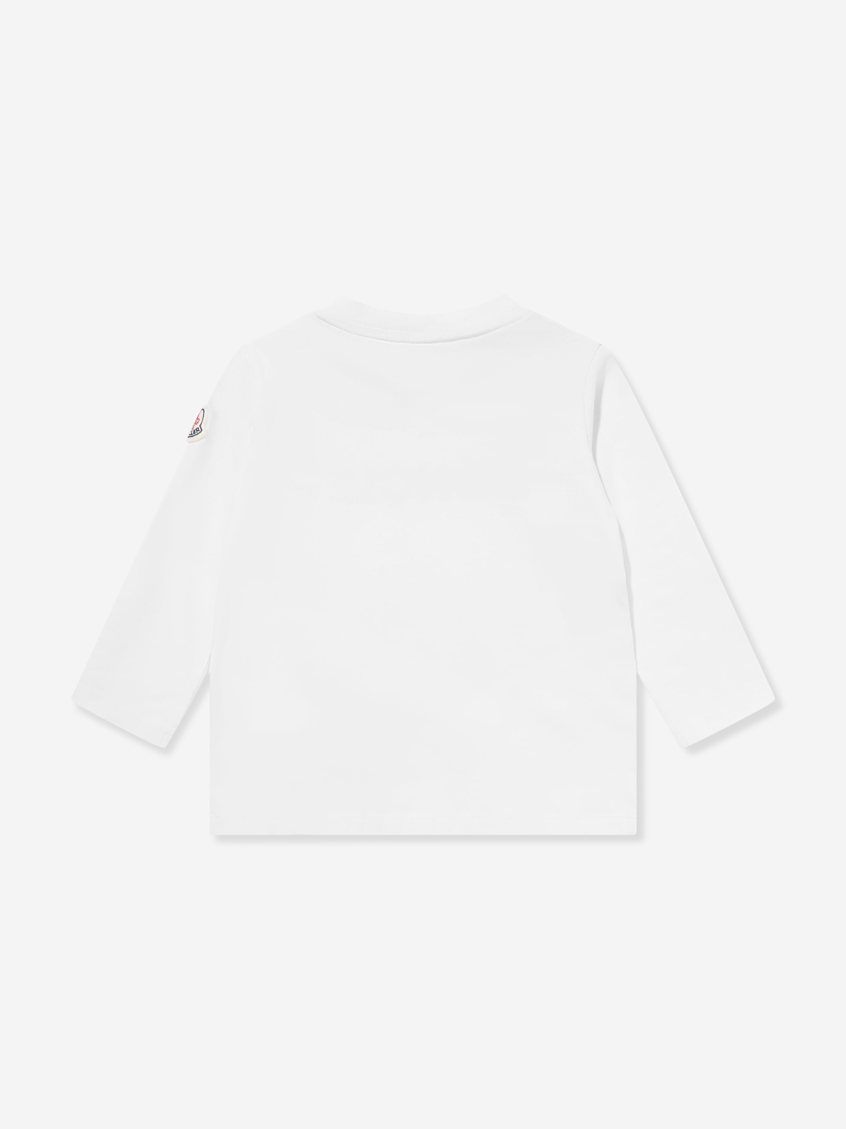 Moncler Enfant Baby Boys Long Sleeve Logo T-Shirt in White