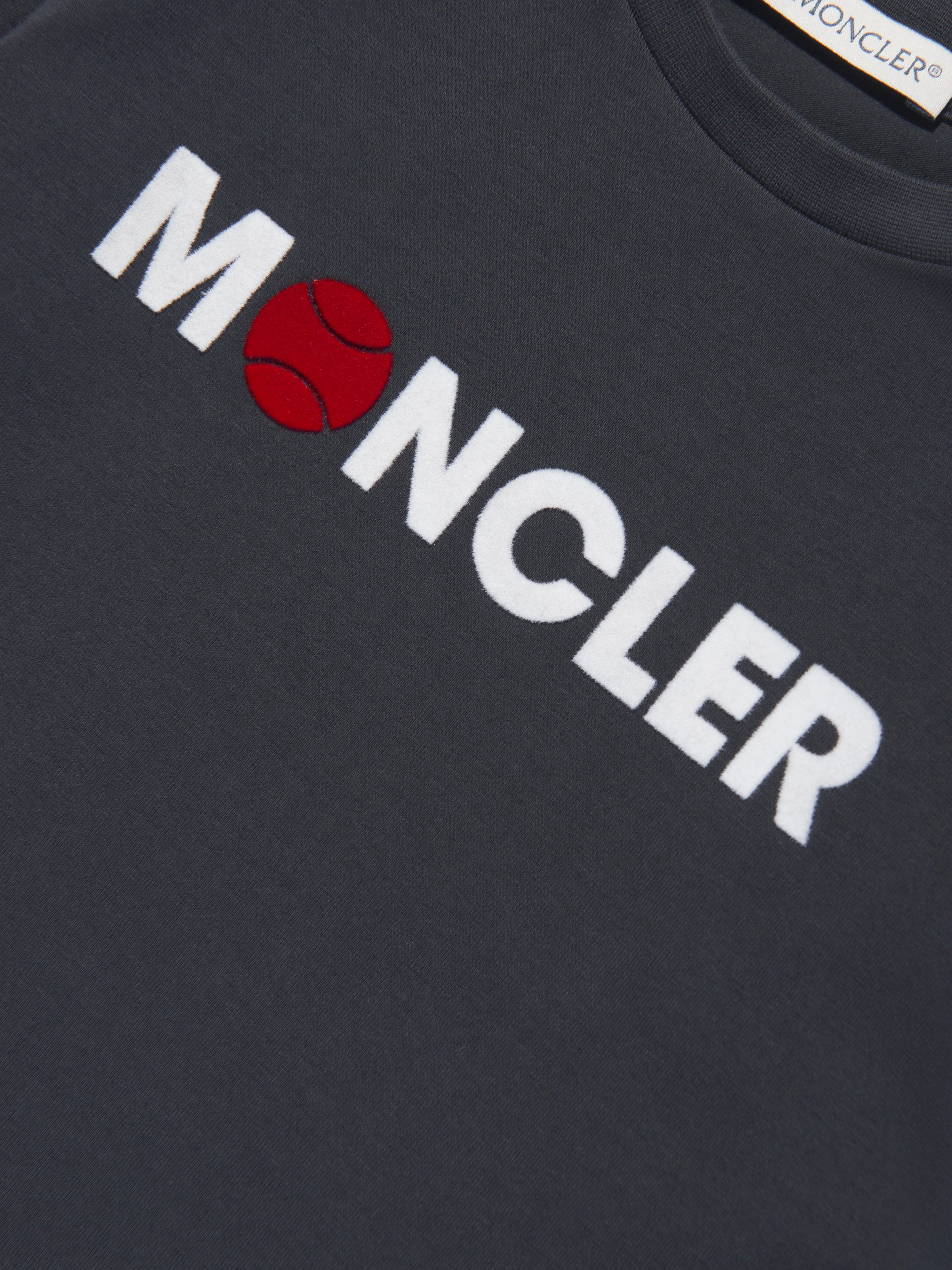 Moncler Enfant Baby Boys Long Sleeve Logo T-Shirt in Navy