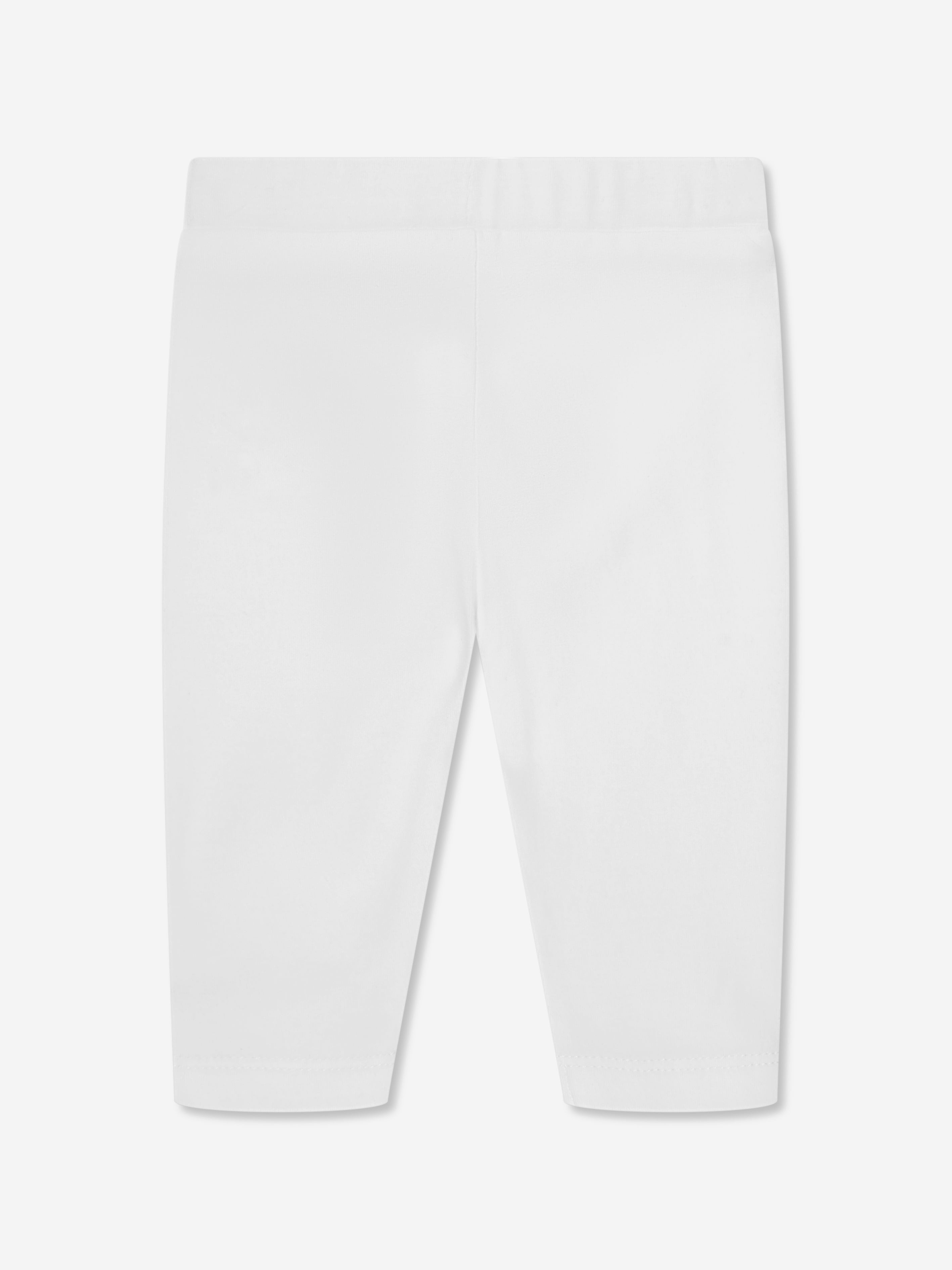 Moncler Enfant Baby Girls Logo Leggings in White