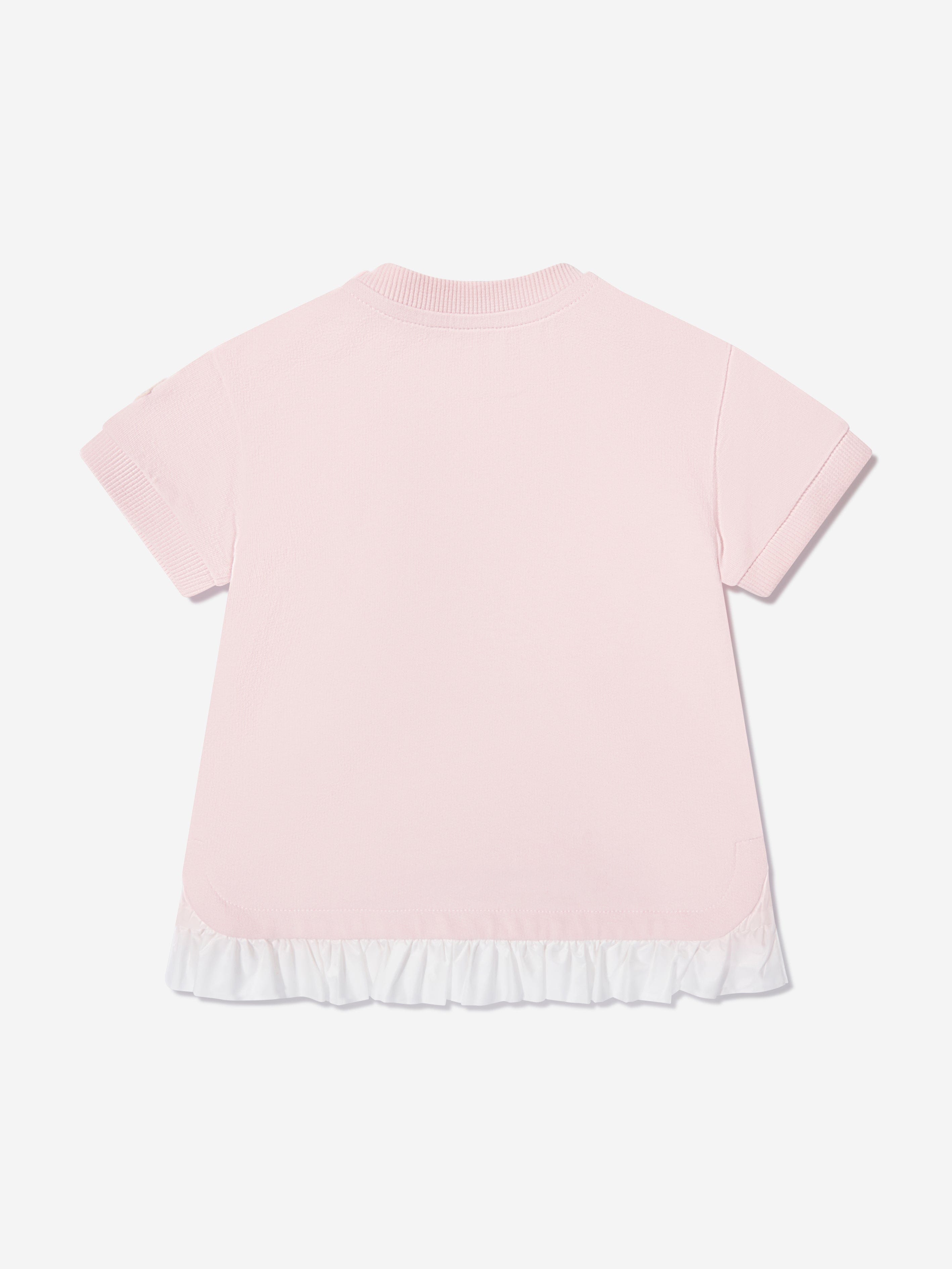 Moncler Enfant Baby Girls T-Shirt Dress in Pink