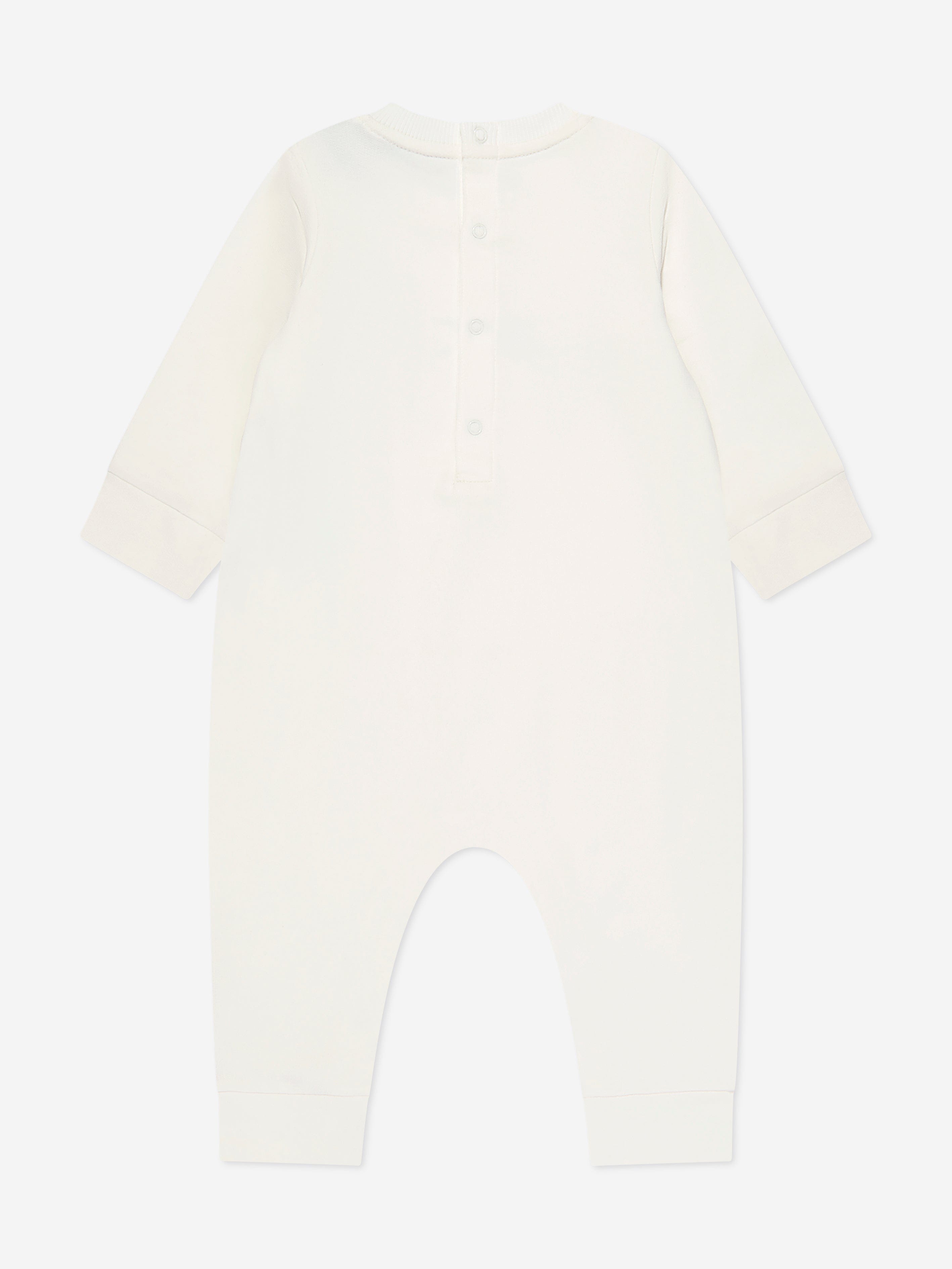 Moncler Enfant Baby Logo Romper in White