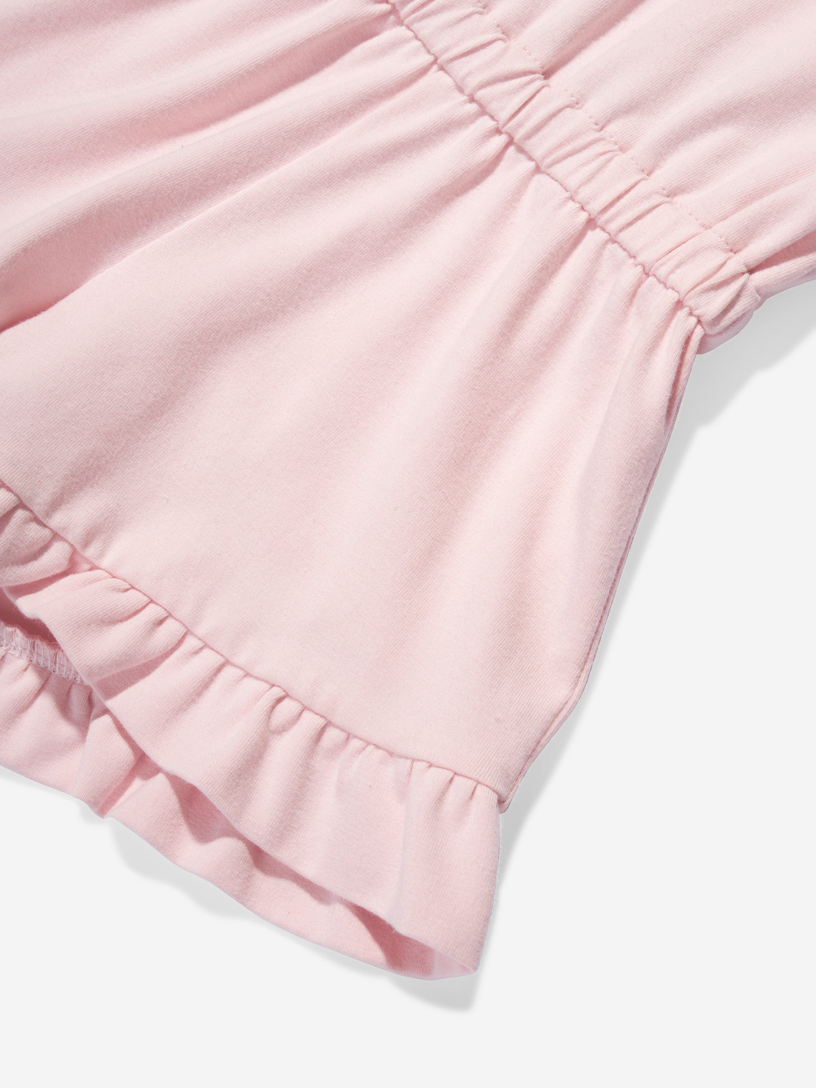 Moncler Enfant Baby Girls Logo Playsuit in Pink