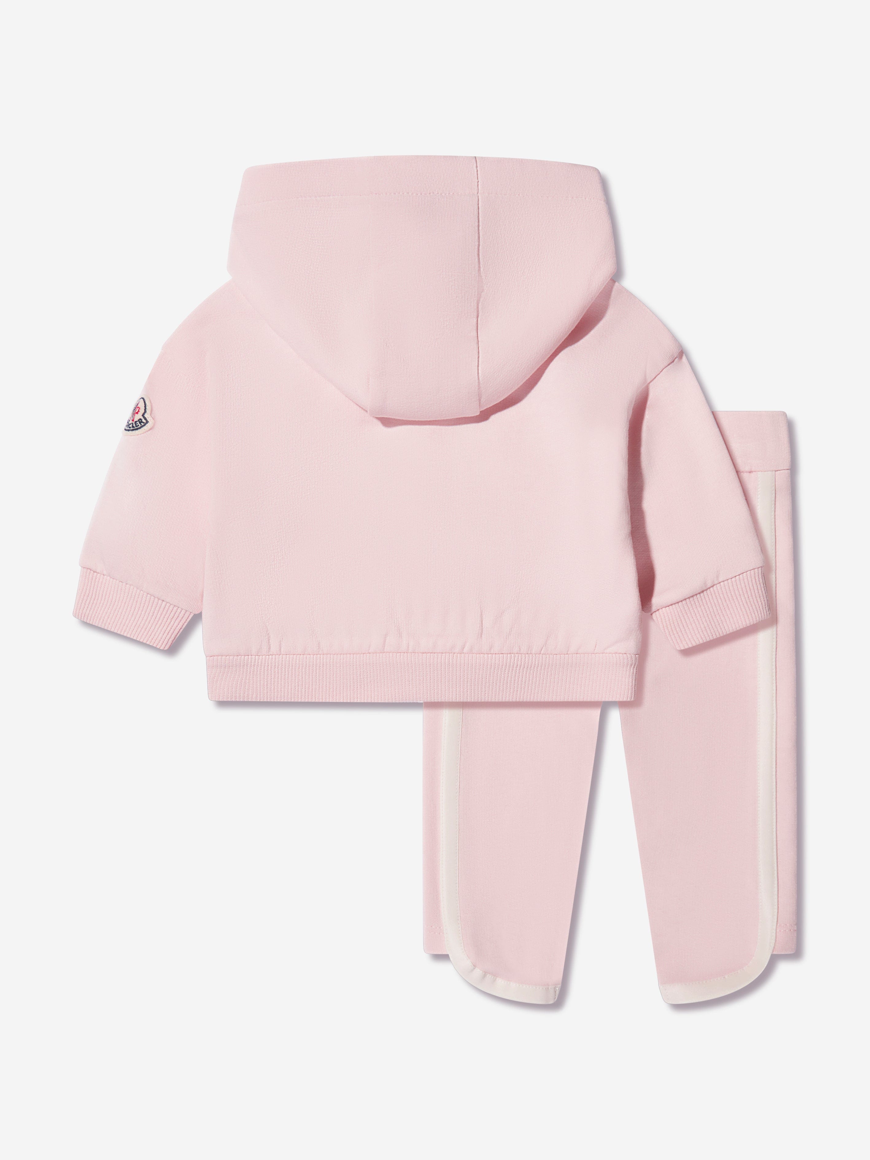 Moncler Enfant Baby Girls Logo Tracksuit in Pink