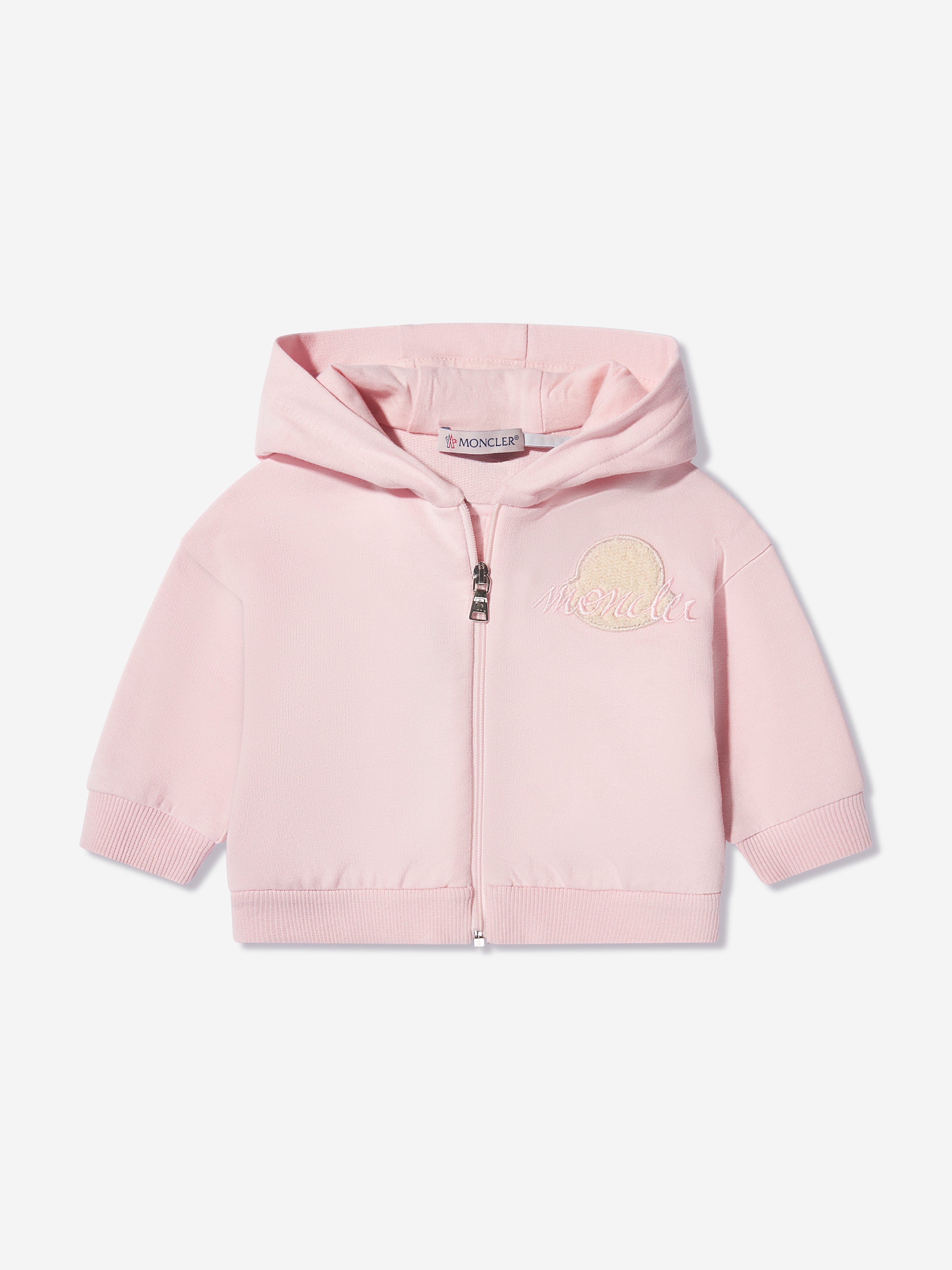 Moncler Enfant Baby Girls Logo Tracksuit in Pink