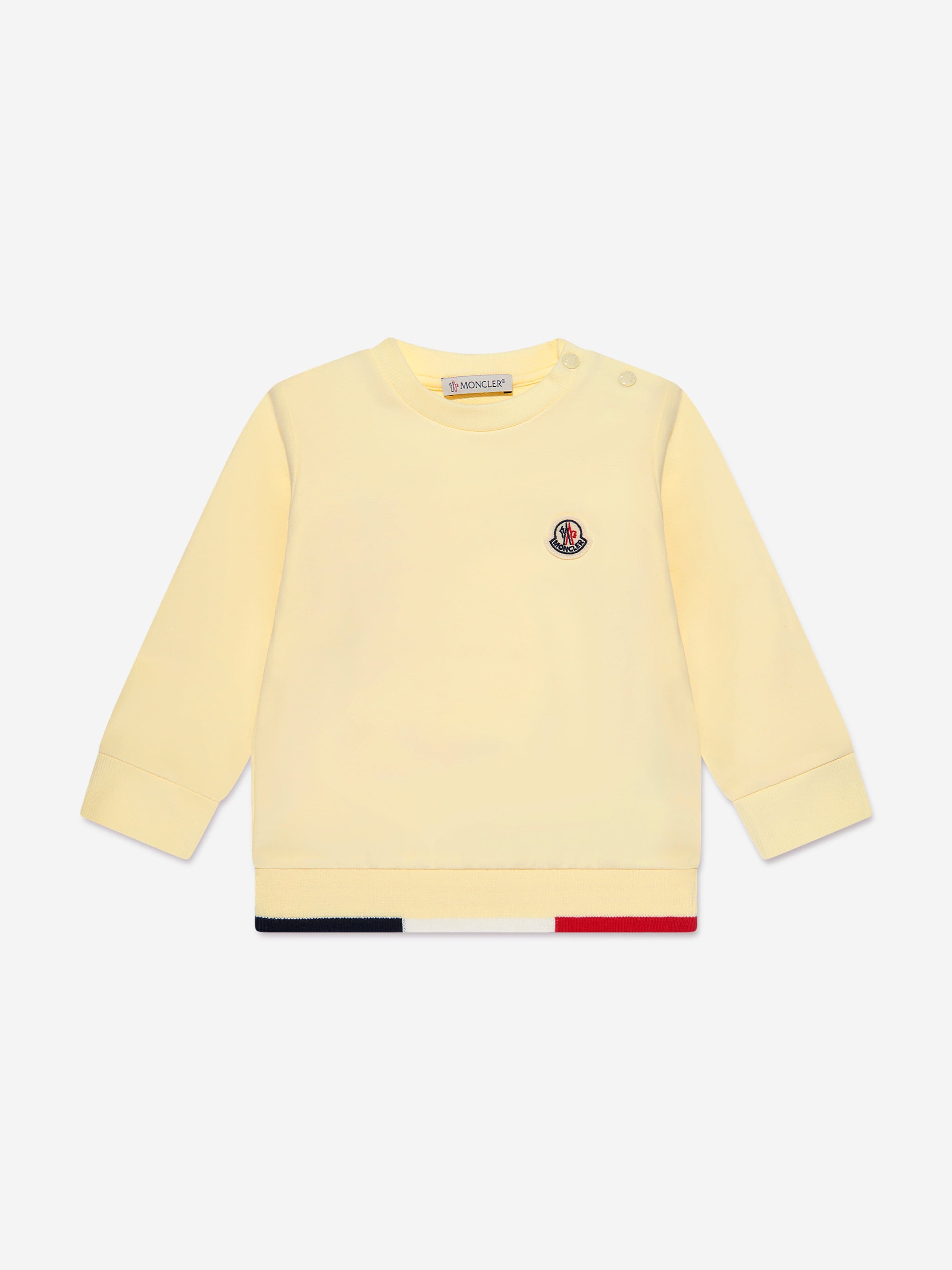 Moncler Enfant Baby Boys Logo Tracksuit in Yellow