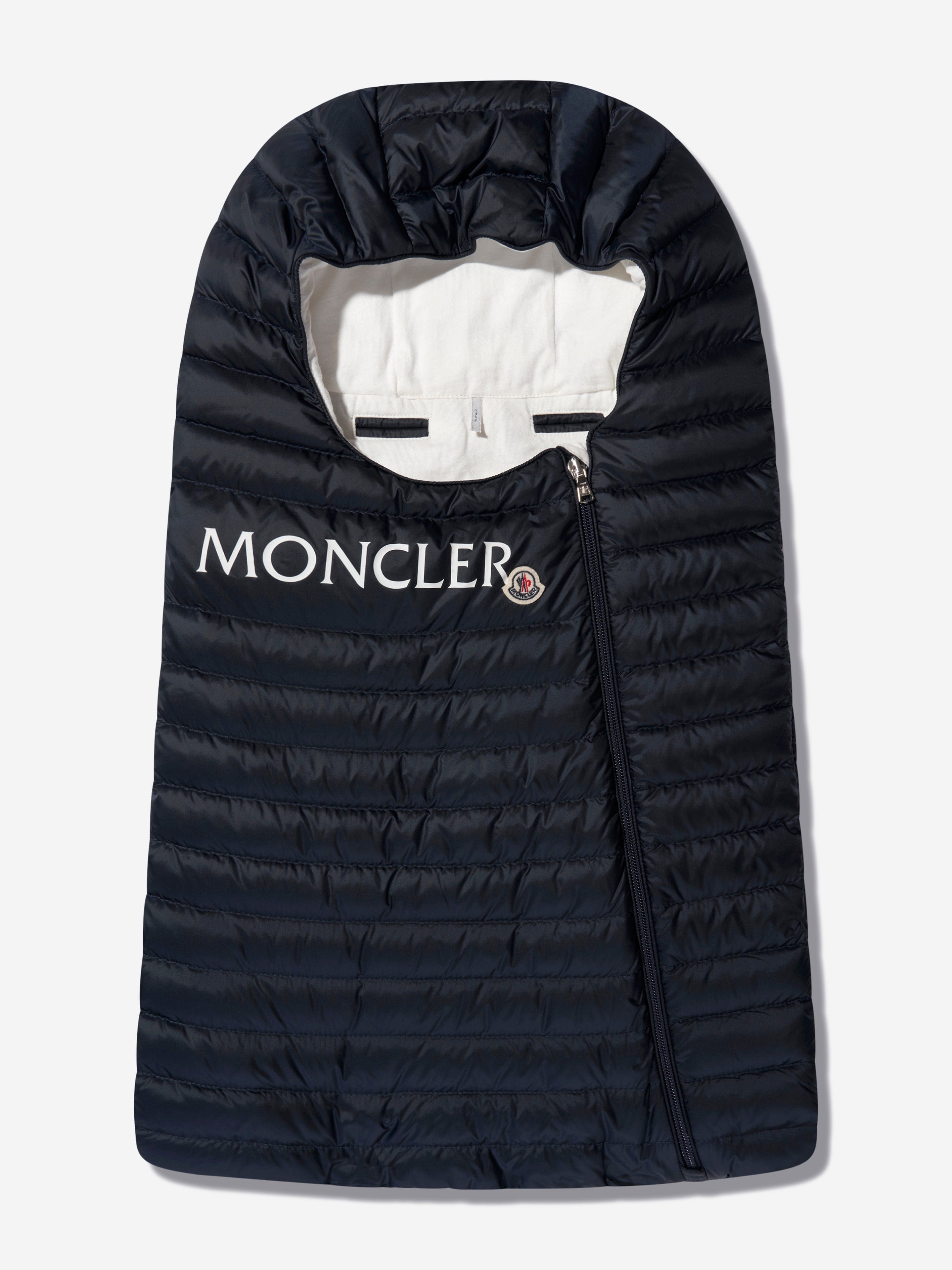 Moncler Enfant Baby Down Padded Nest in Navy