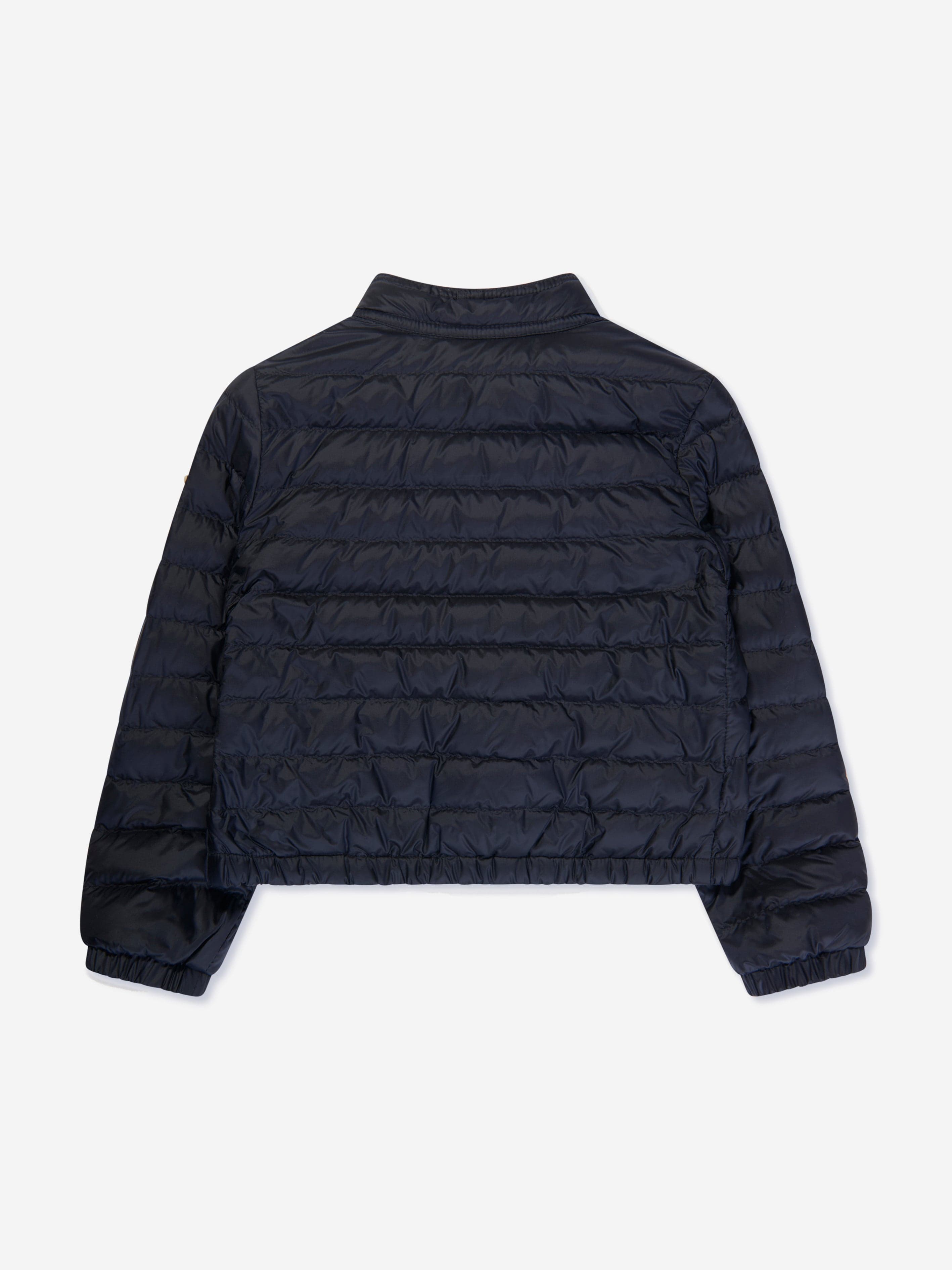 Moncler Enfant Girls Down Padded Palans Jacket in Navy