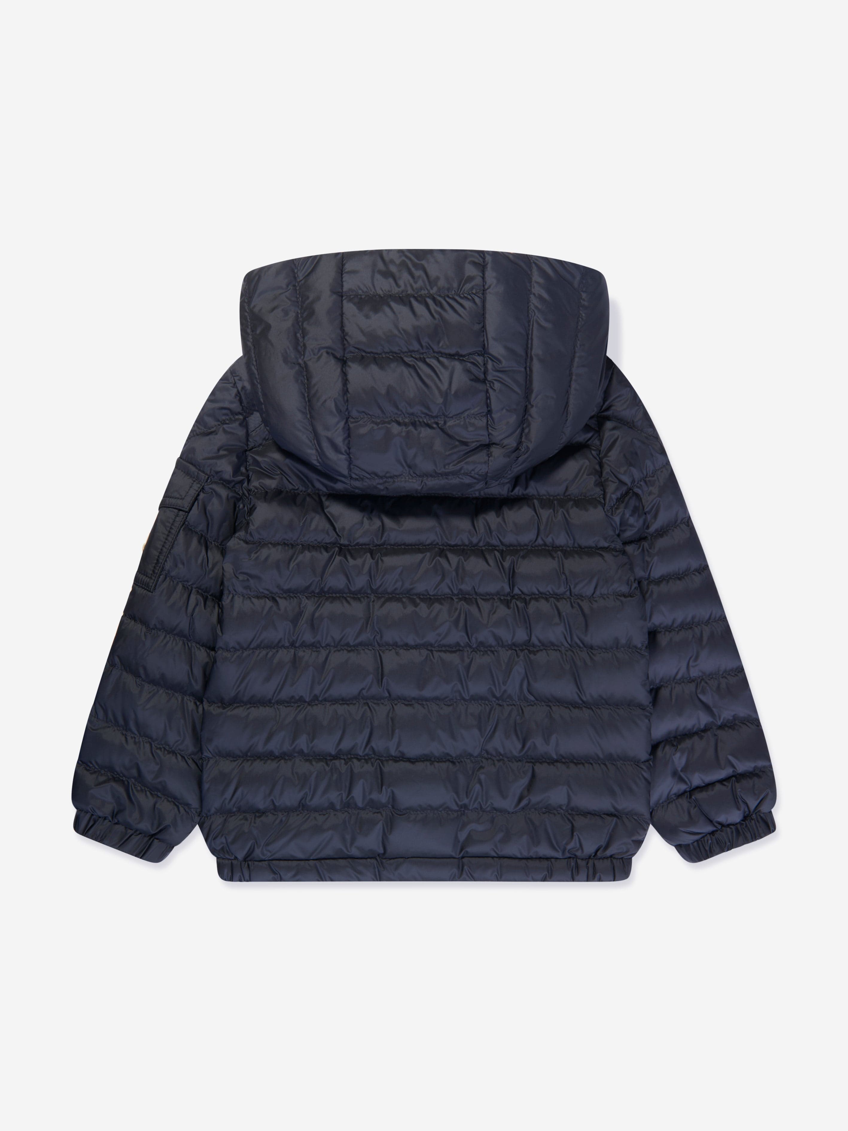 Moncler Enfant Boys Down Padded Lauros Jacket in Navy