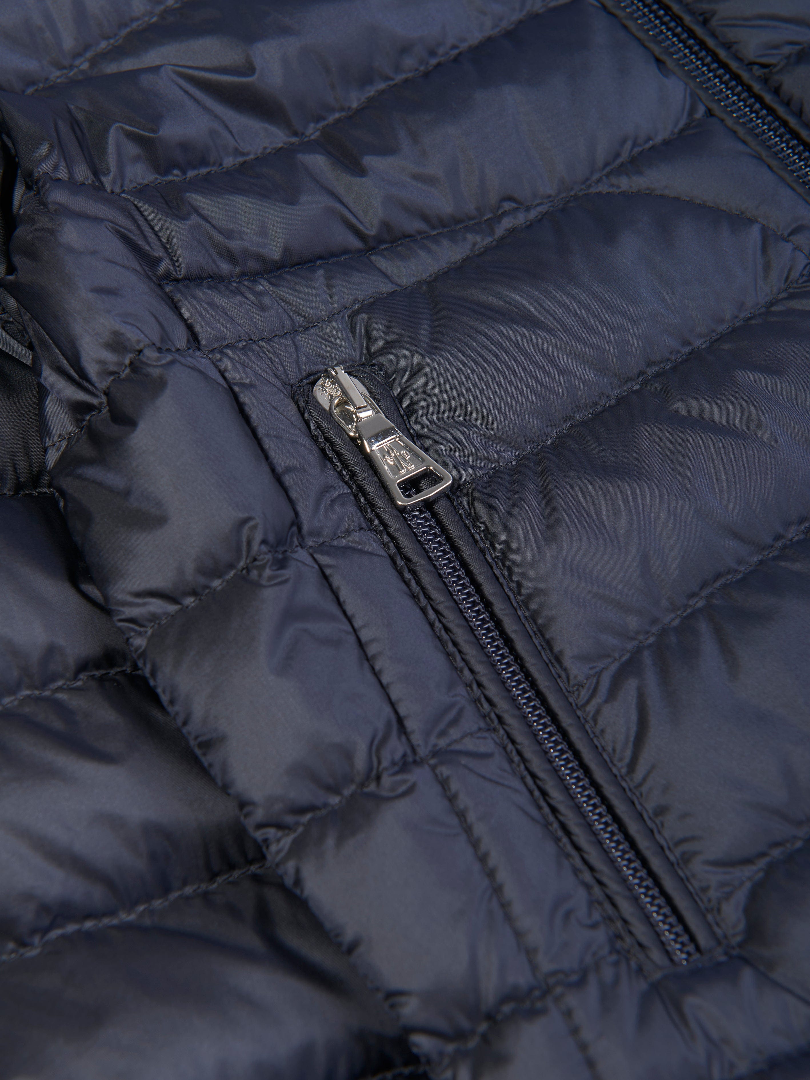 Moncler Enfant Boys Down Padded Lauros Jacket in Navy