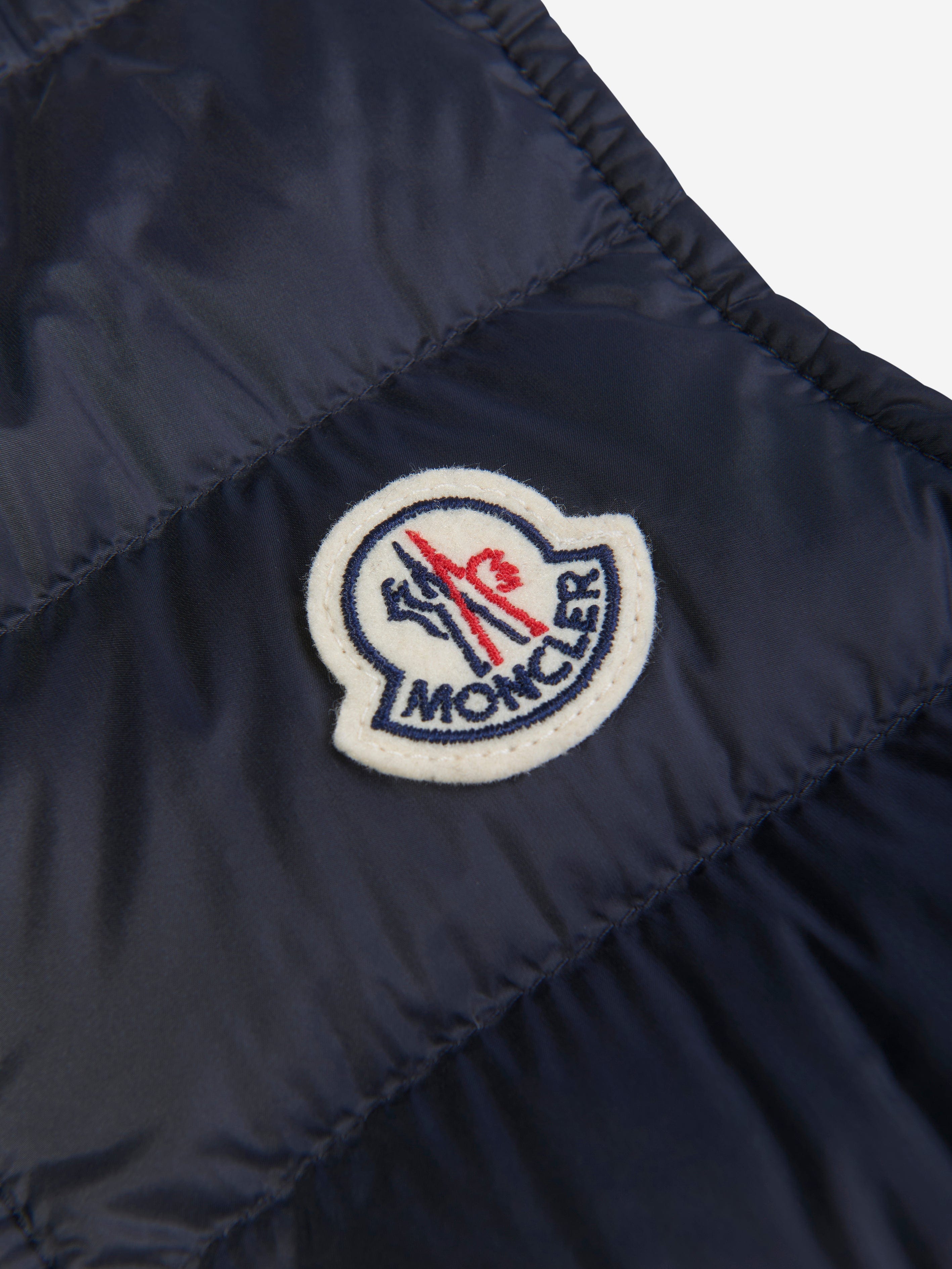 Moncler Enfant Boys Down Padded Gui Gilet in Navy