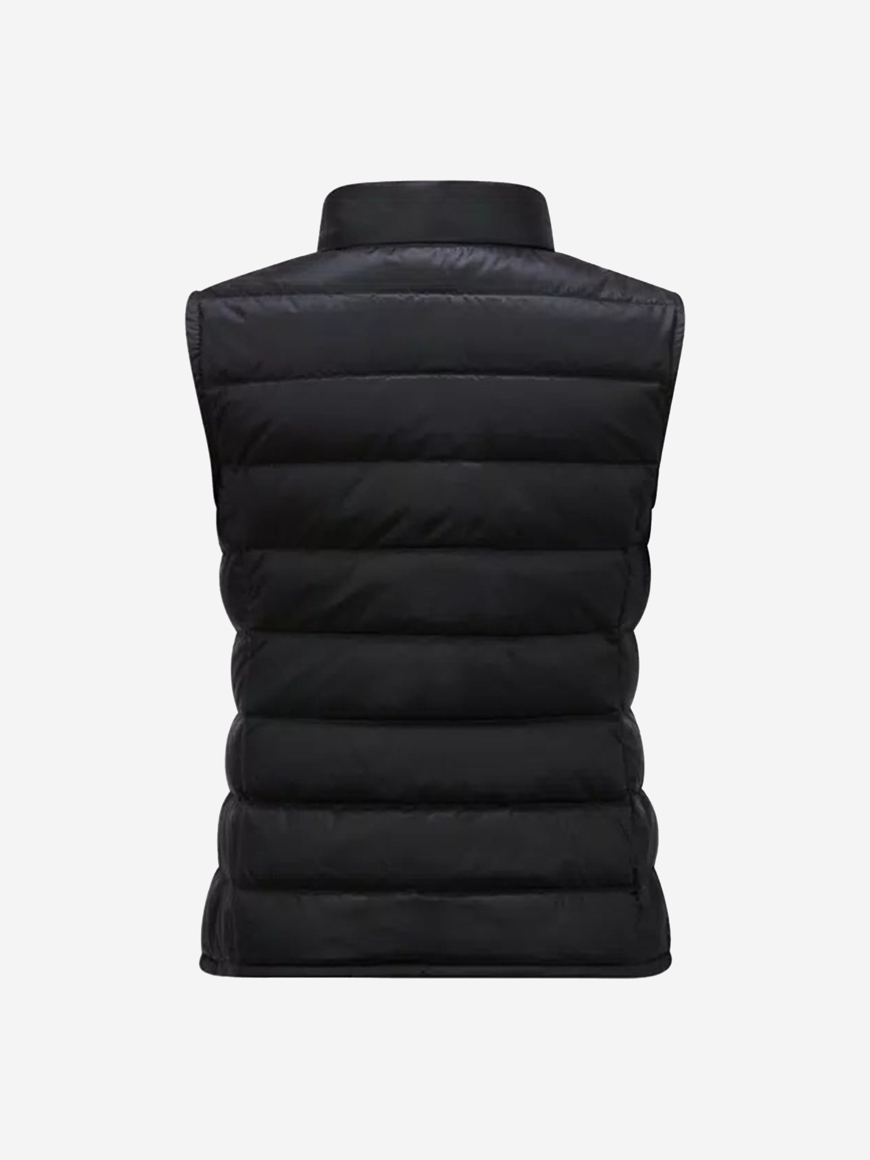 Moncler Enfant Girls Down Padded Liane Gilet in Black