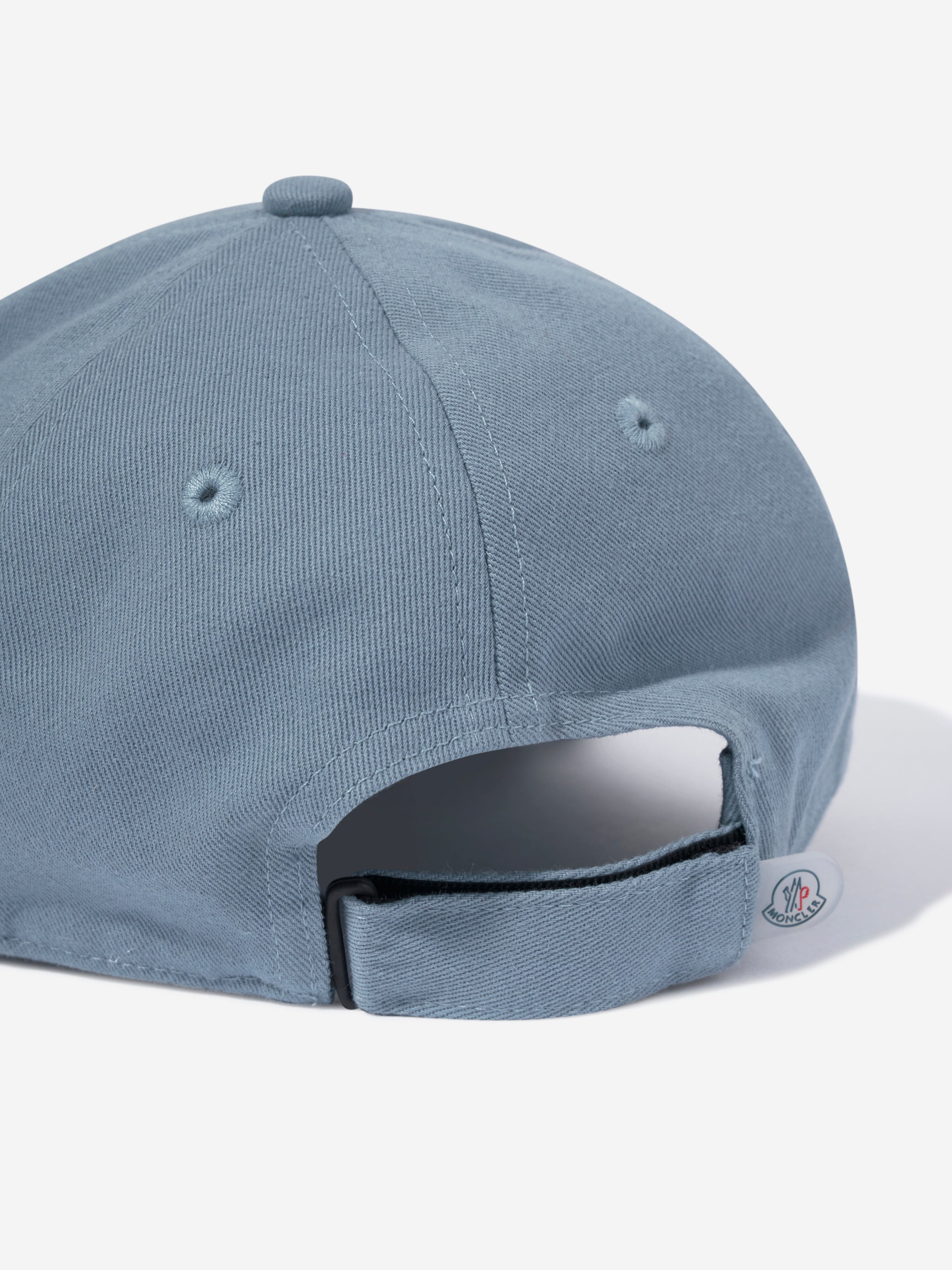 Moncler Enfant Boys Logo Baseball Cap in Blue