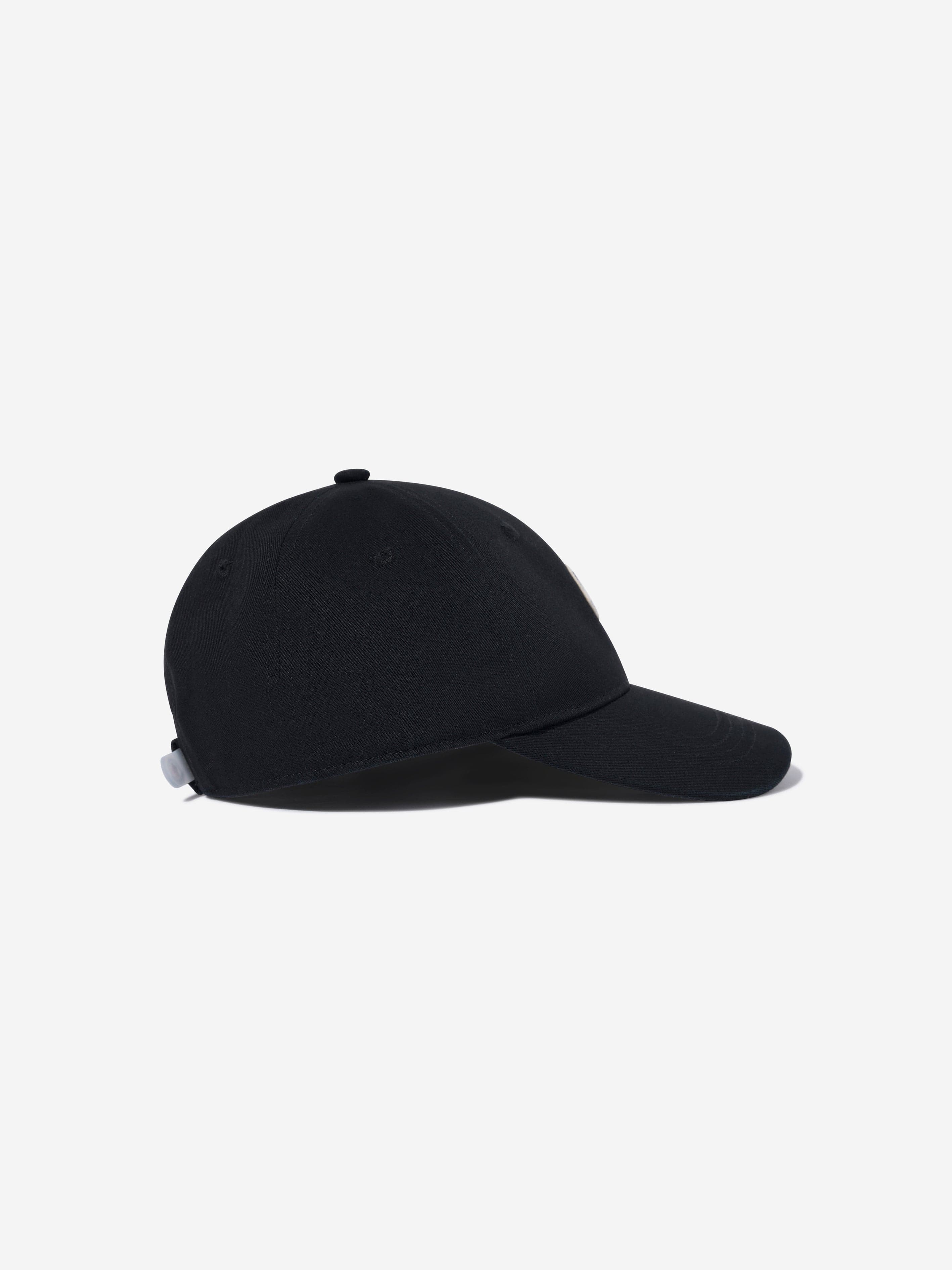 Moncler Enfant Boys Logo Baseball Cap in Black