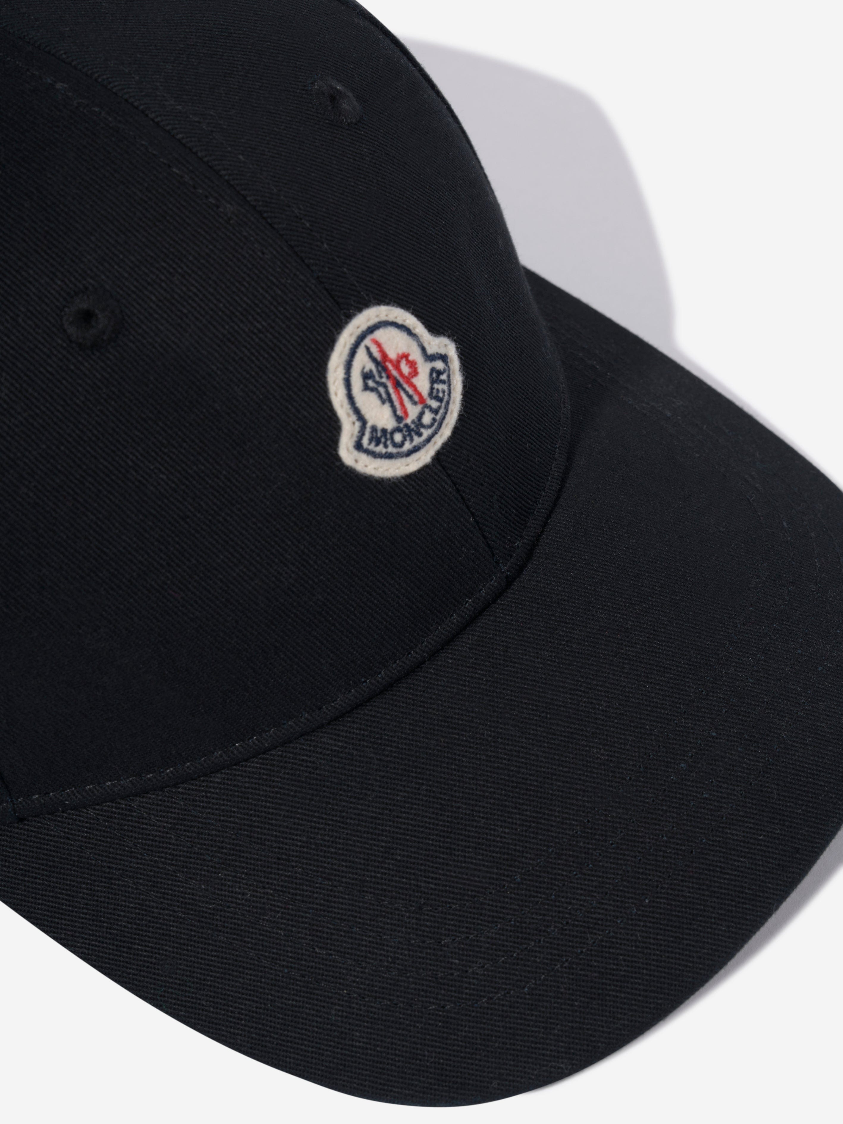 Moncler Enfant Boys Logo Baseball Cap in Black